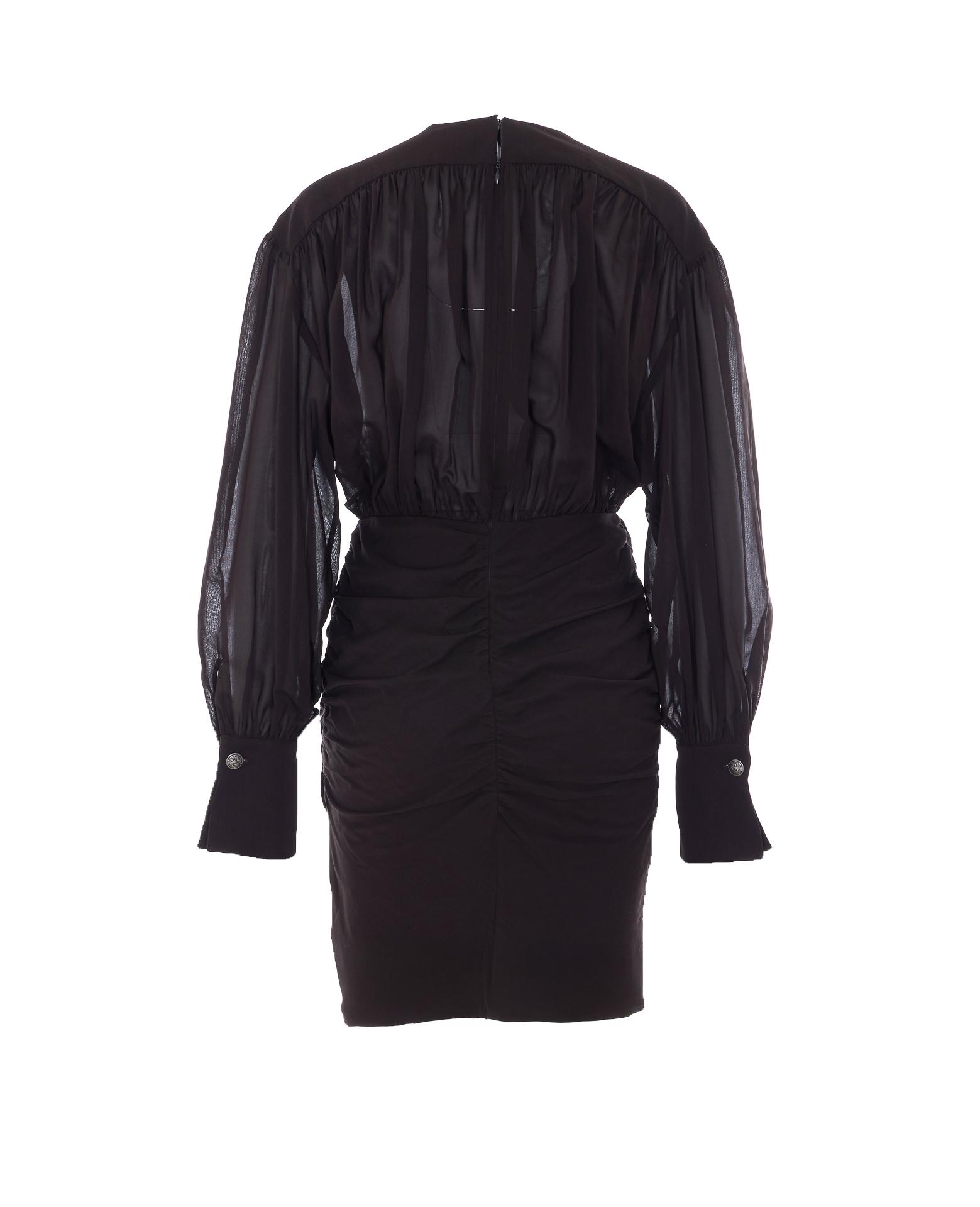 pinko dresses brown viscose - women