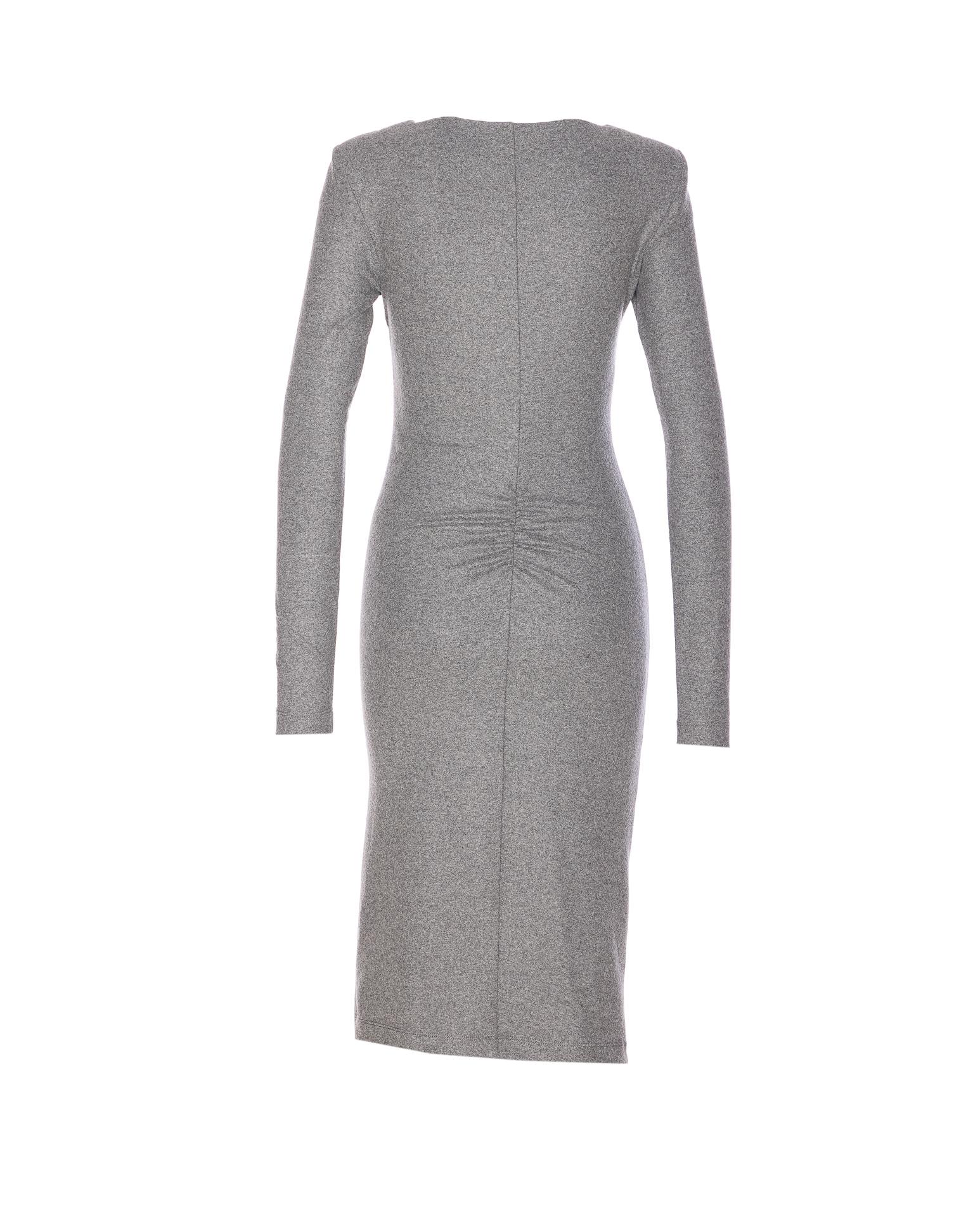 pinko dresses grey polyester - women