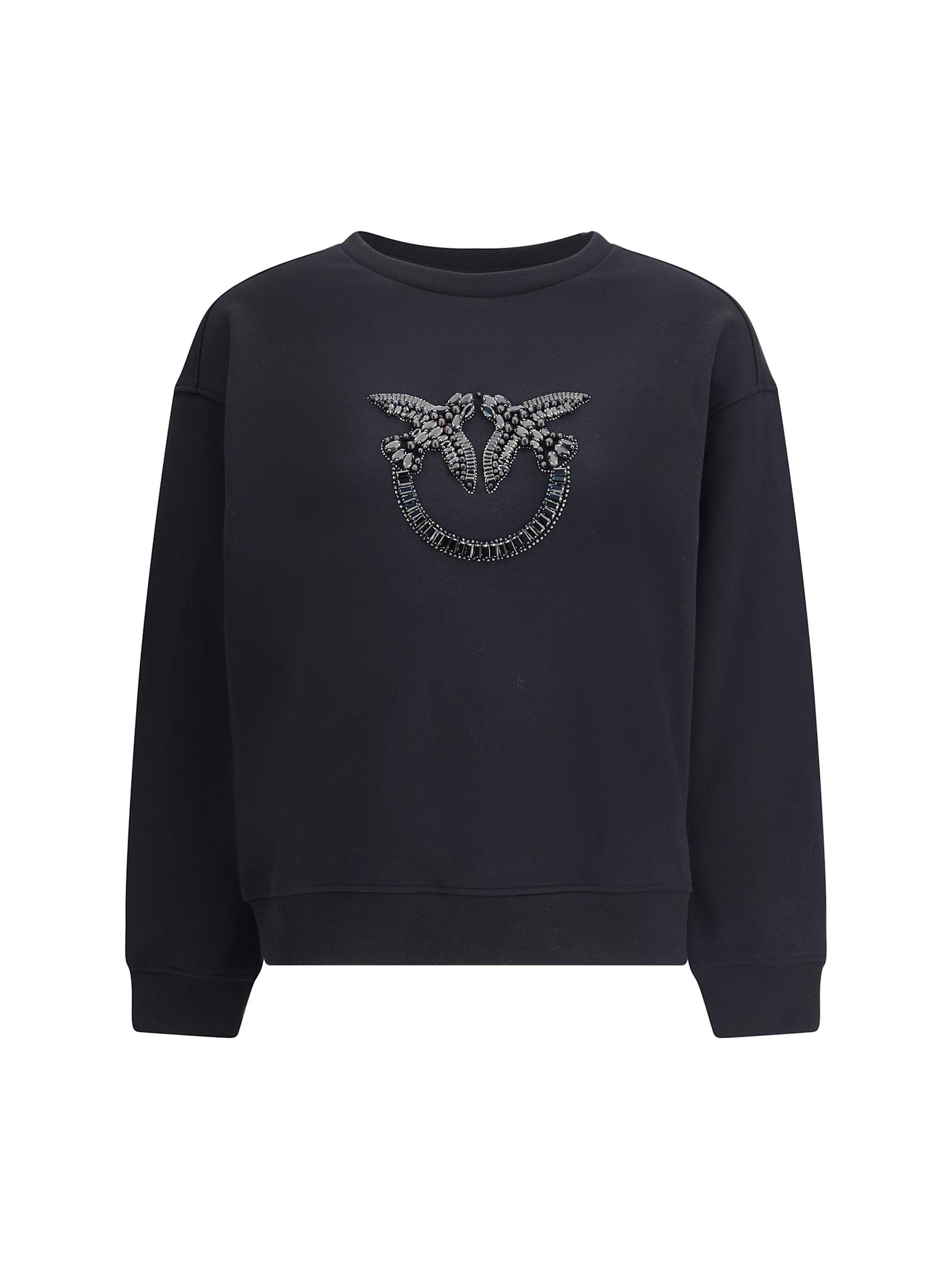 pinko embroidered logo sweatshirt