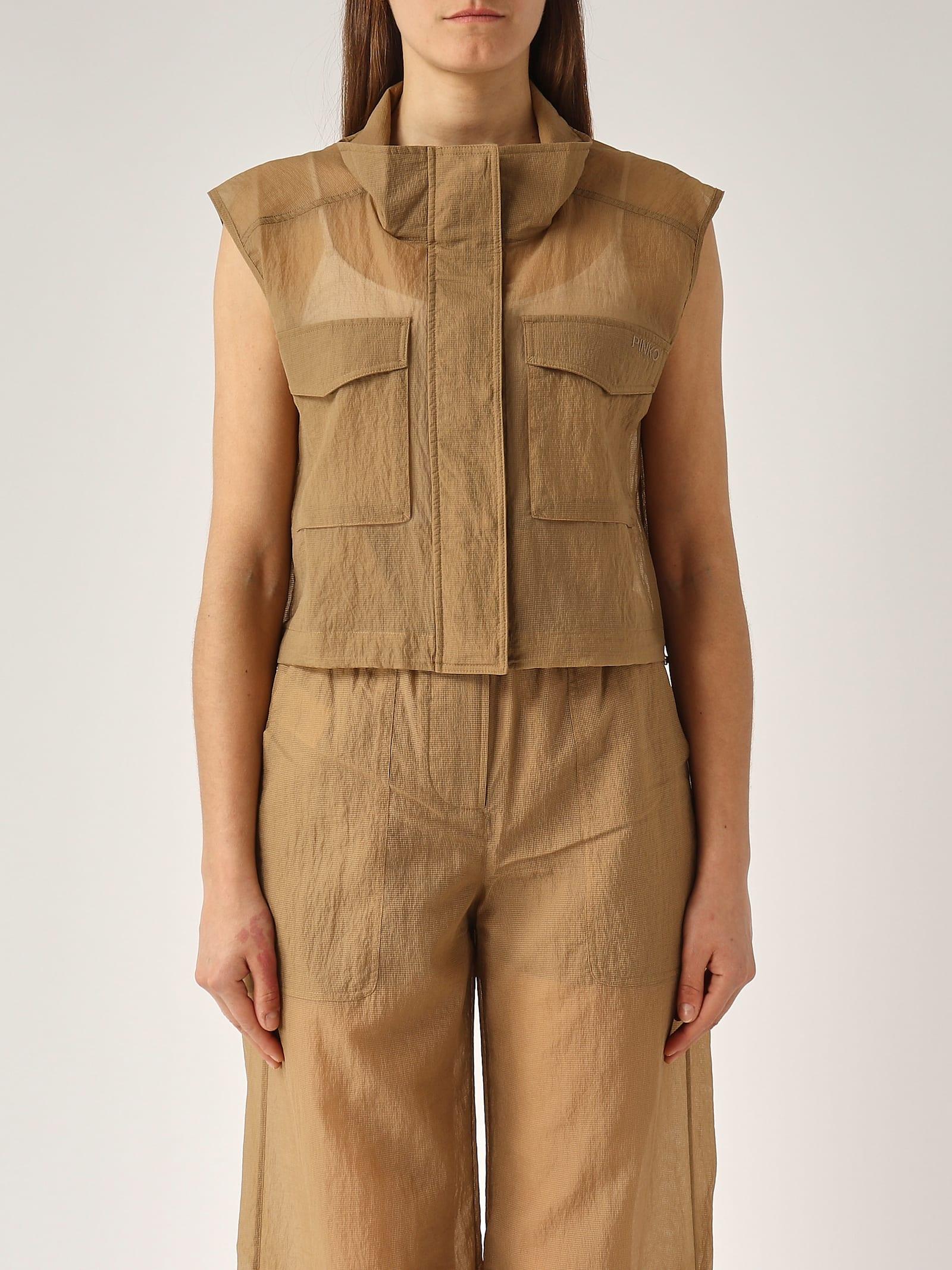 pinko fisarmonica gilet top-wear