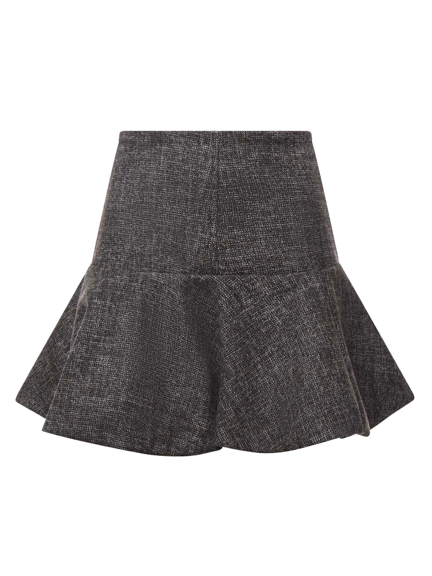 pinko flannel mini skirt