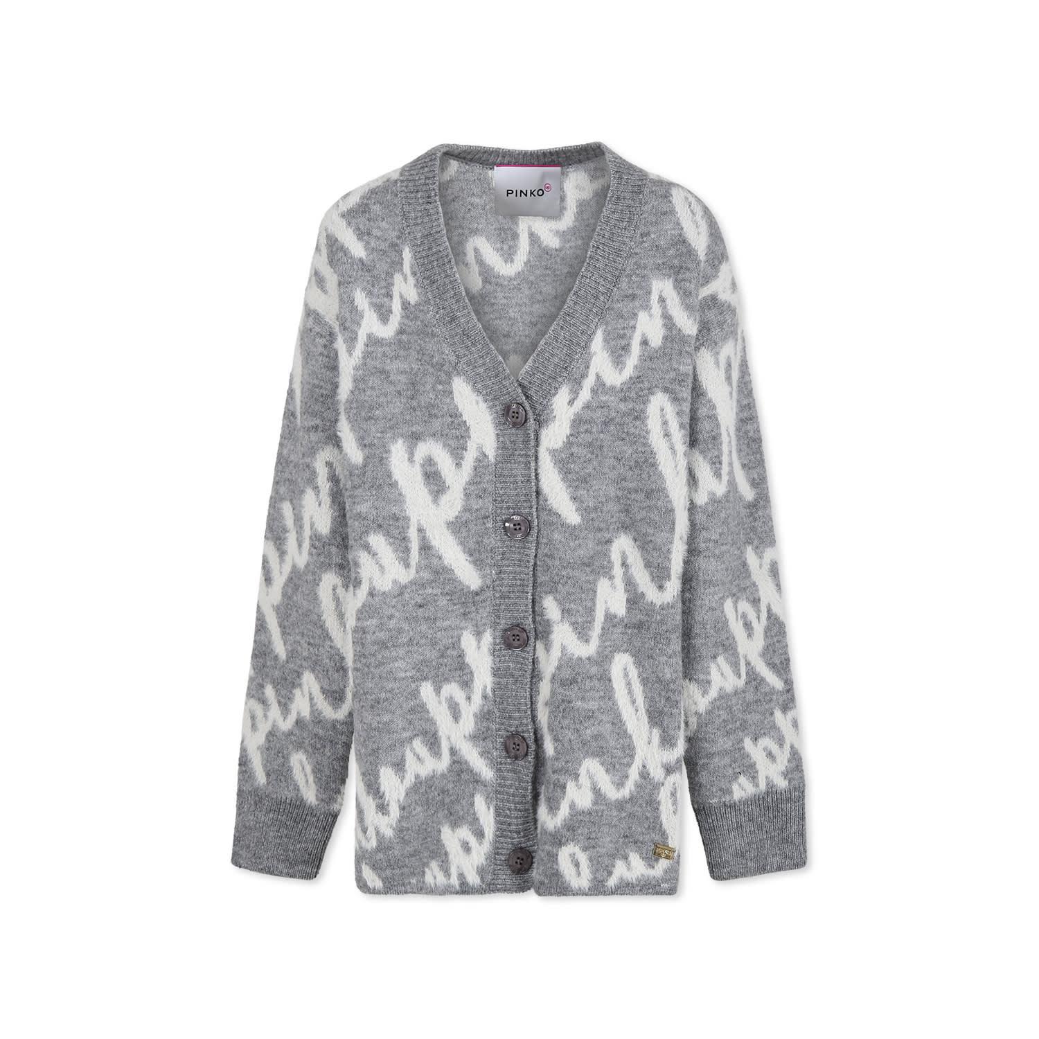 pinko grey cardigan for girl