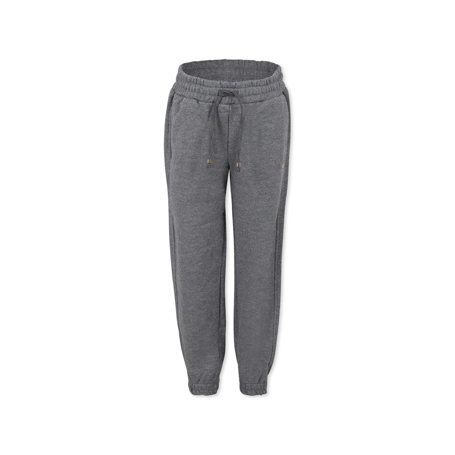pinko grey trousers for girl with logo
