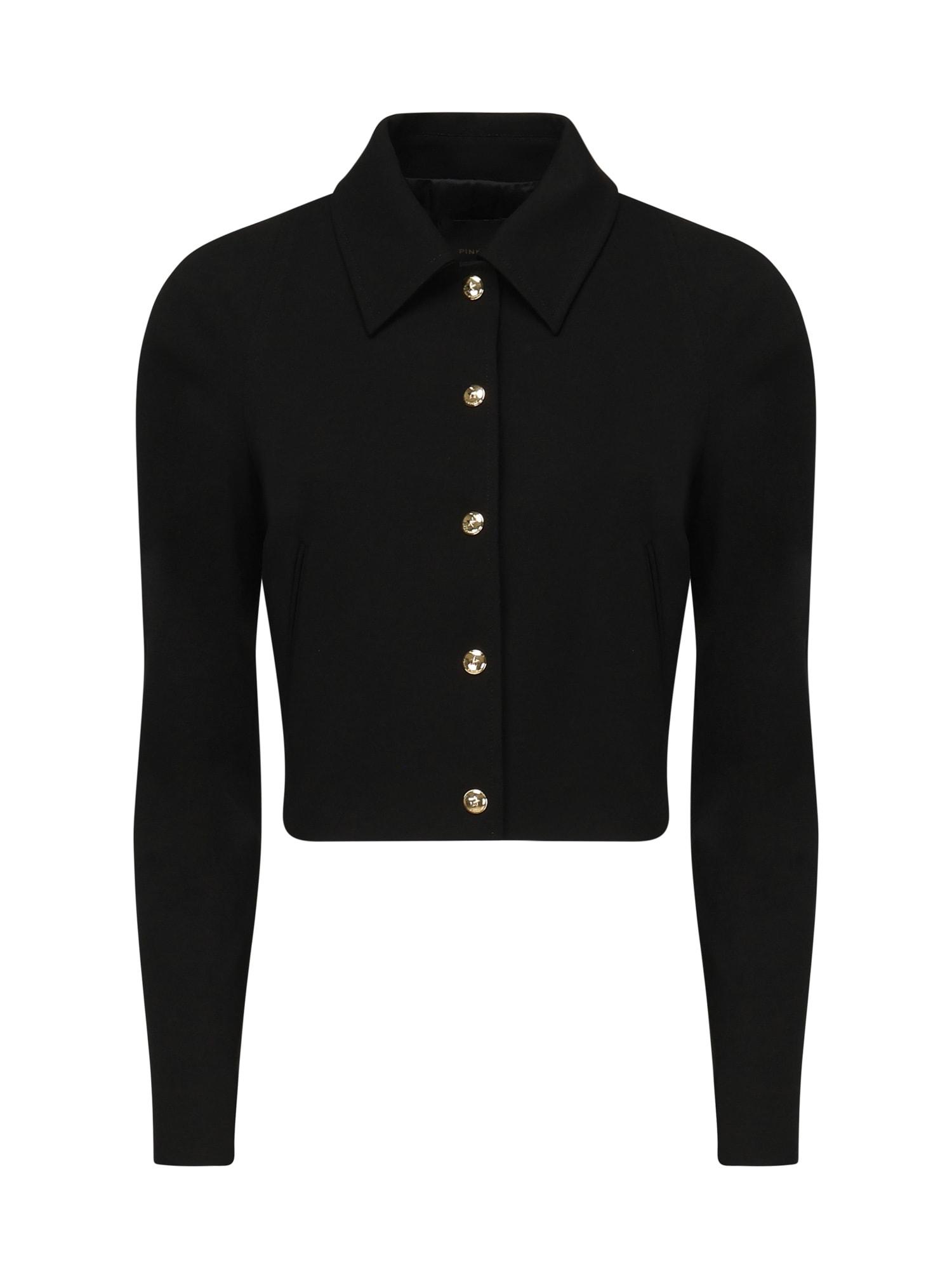 pinko guazzetto cropped jacket