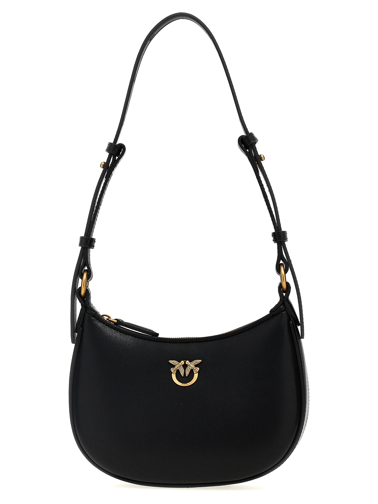 pinko half moon baby handbag