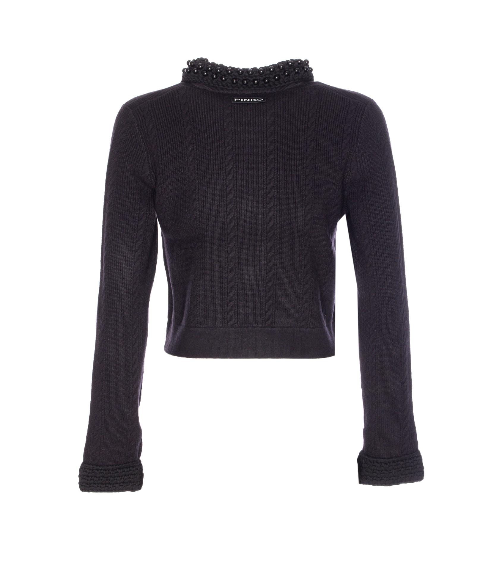 pinko jackets black acrylic - women