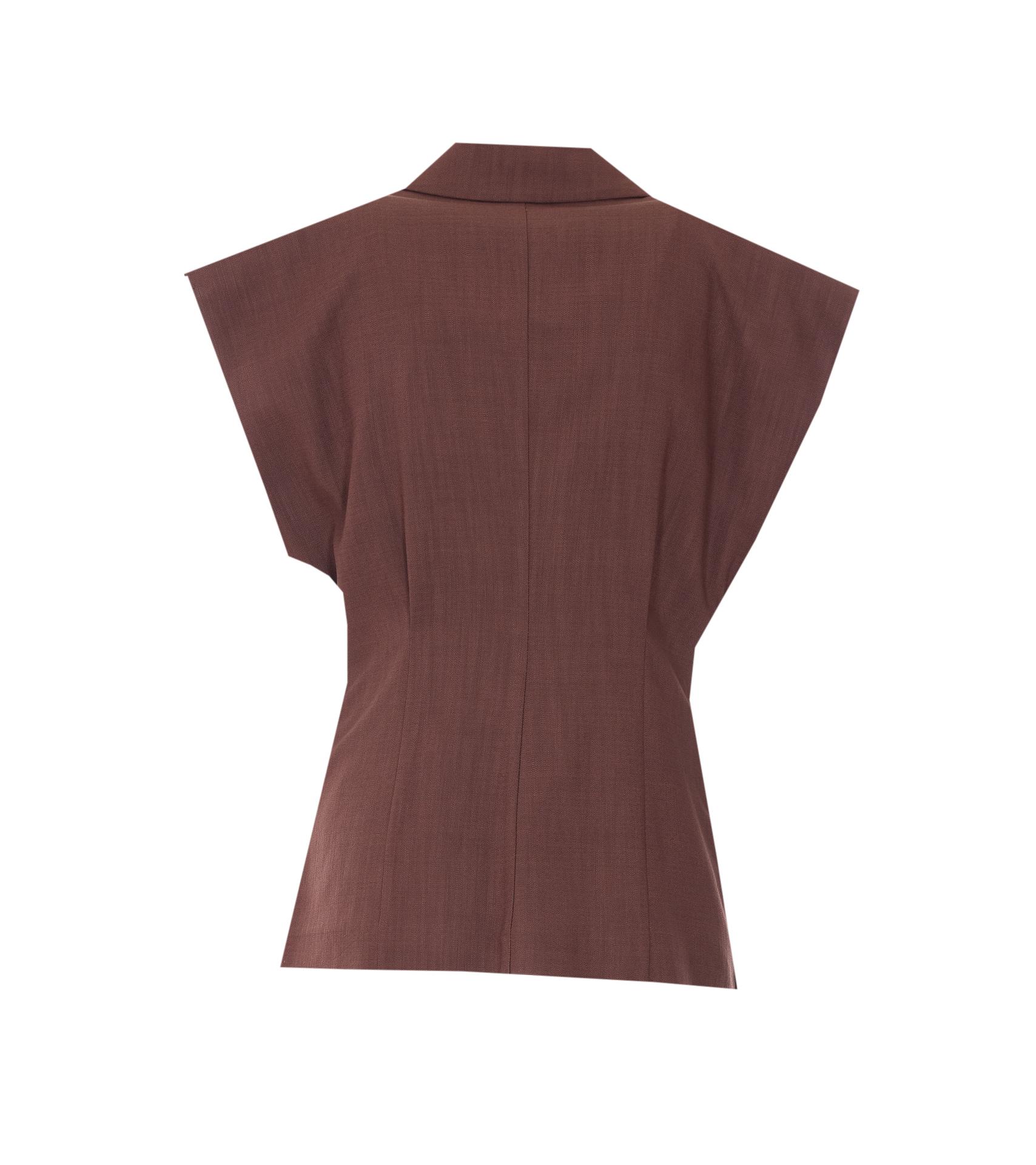 pinko jackets brown viscose - women