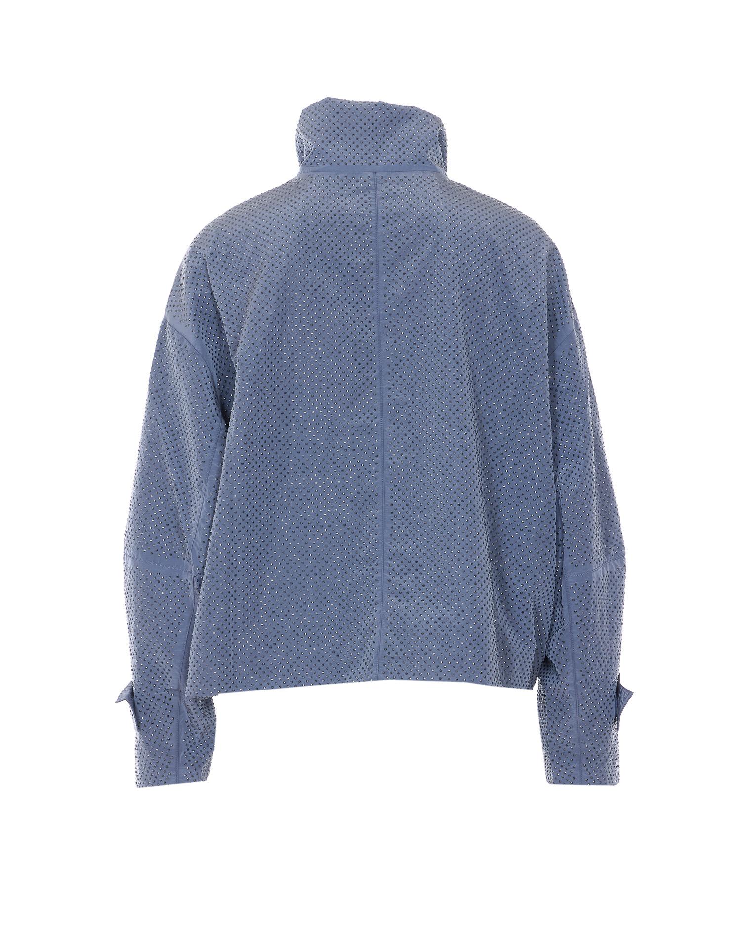 pinko jackets grey nylon - women