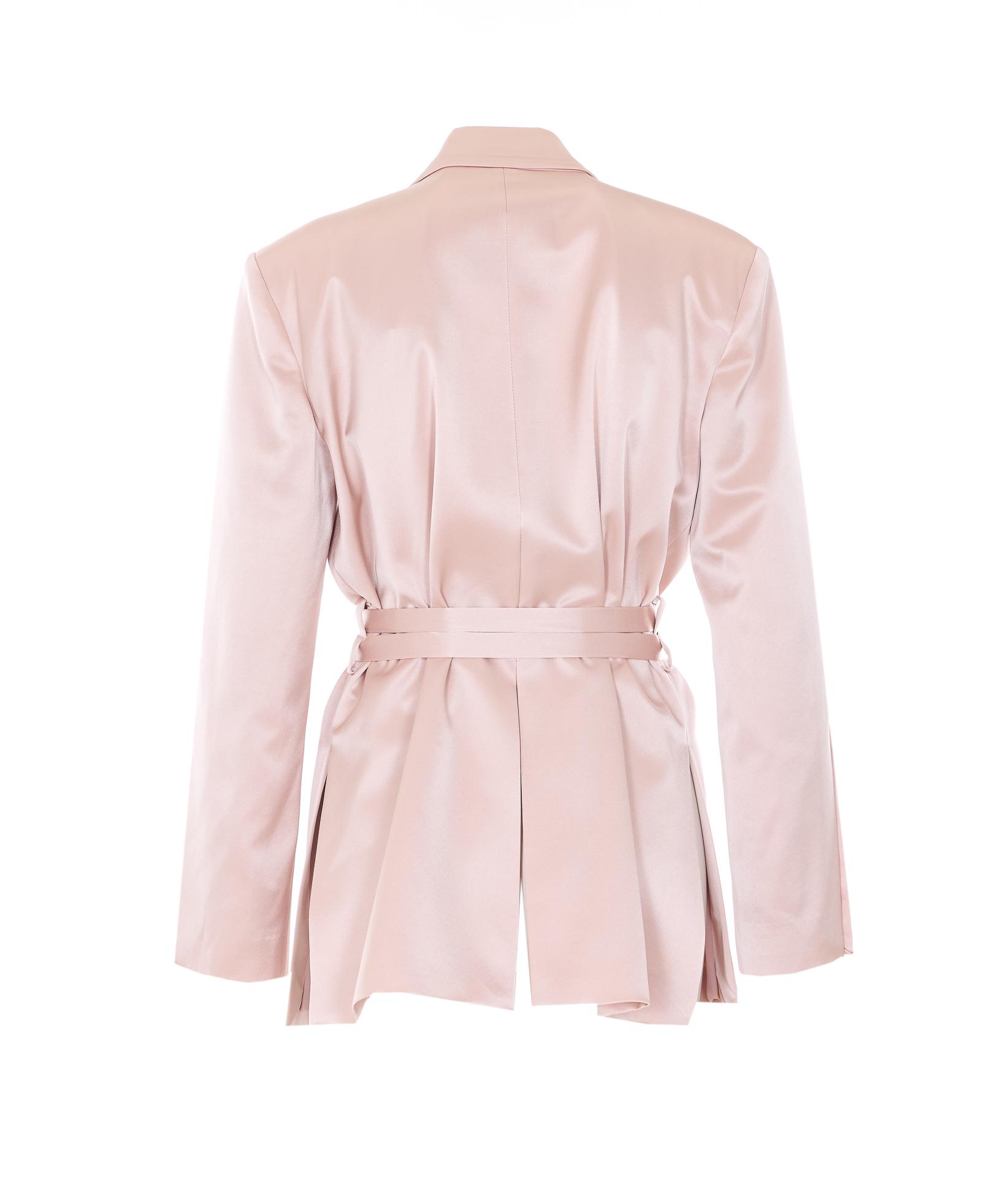pinko jackets pink acetate - women