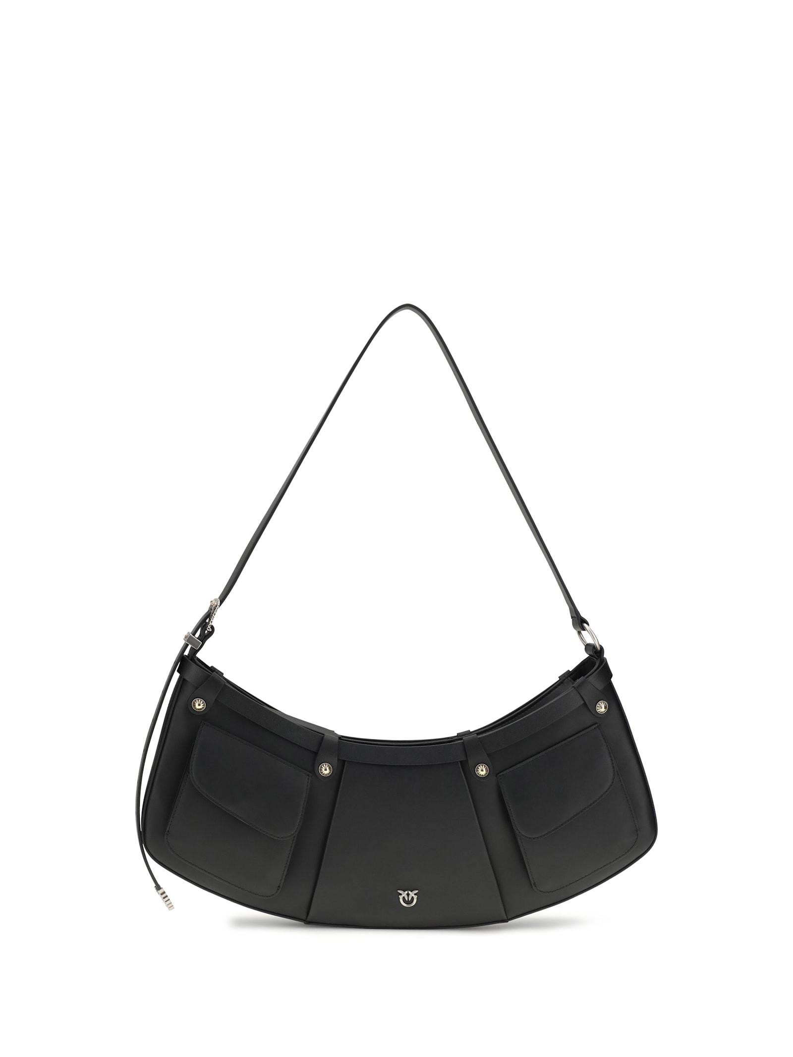 pinko large pocket body shoulder bag