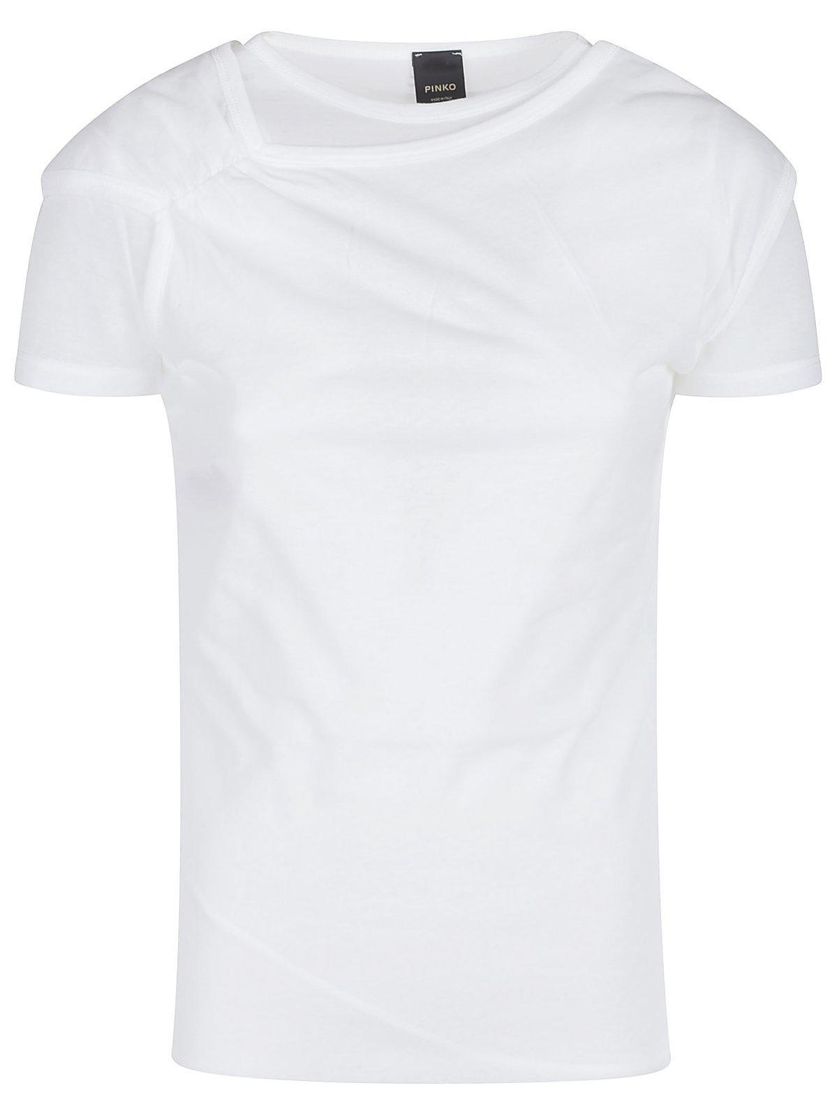 pinko layered ruched t-shirt