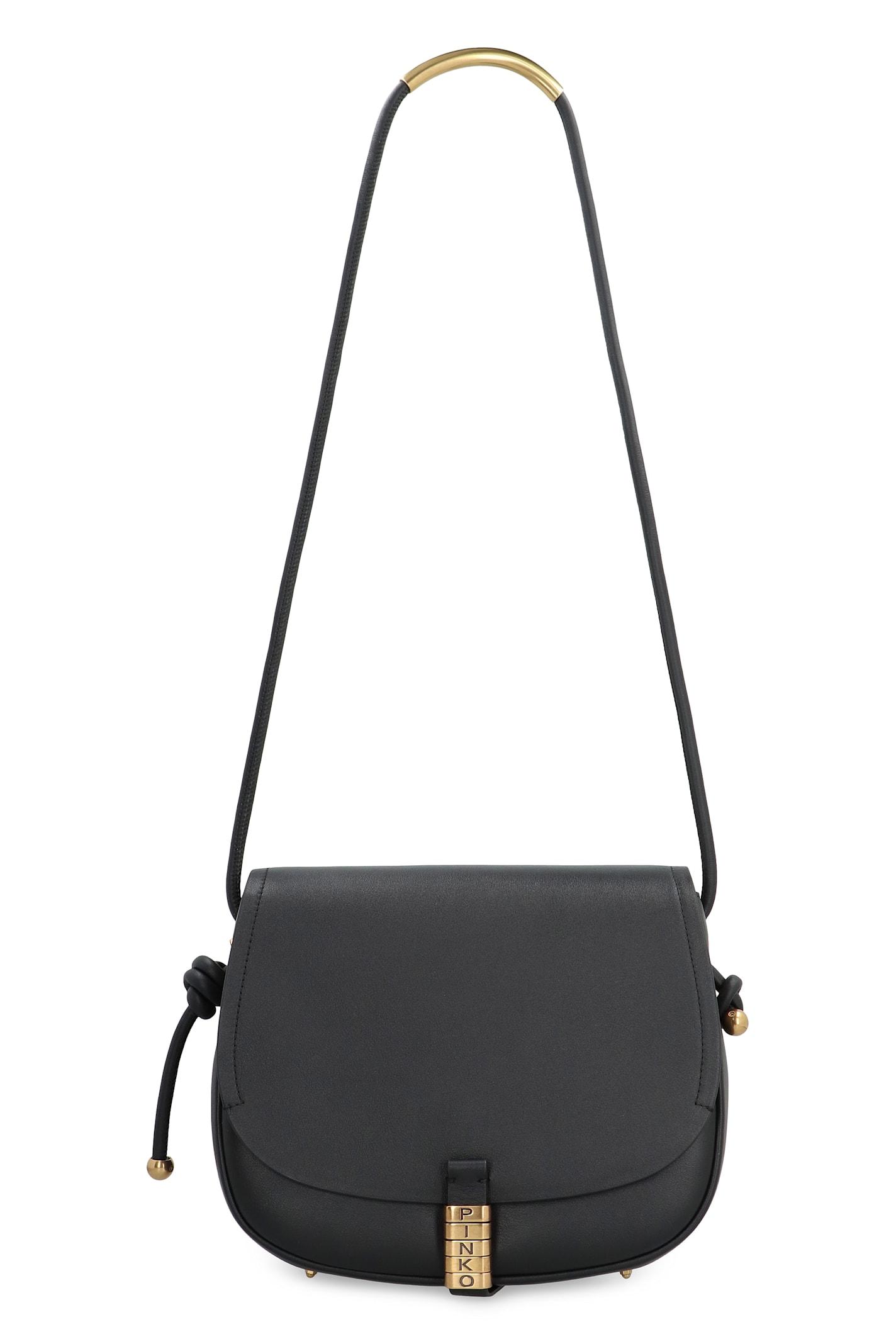 pinko leather crossbody bag