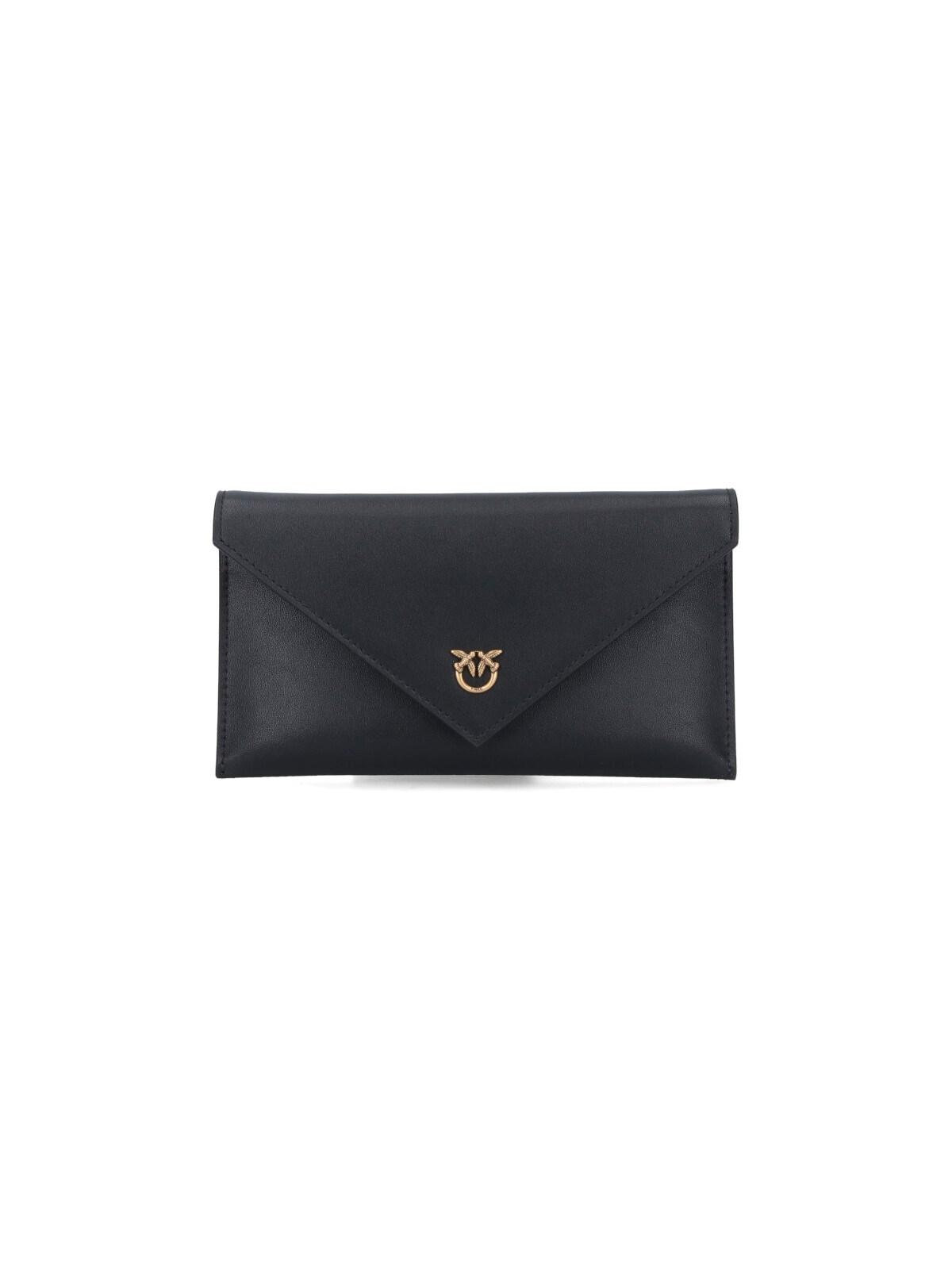 pinko leather pouch