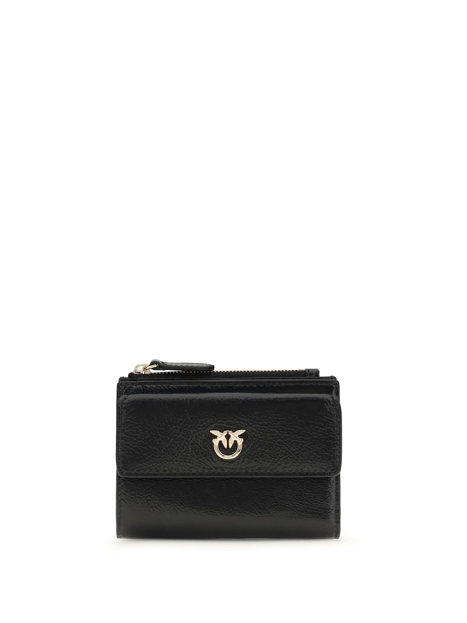 pinko leather wallet