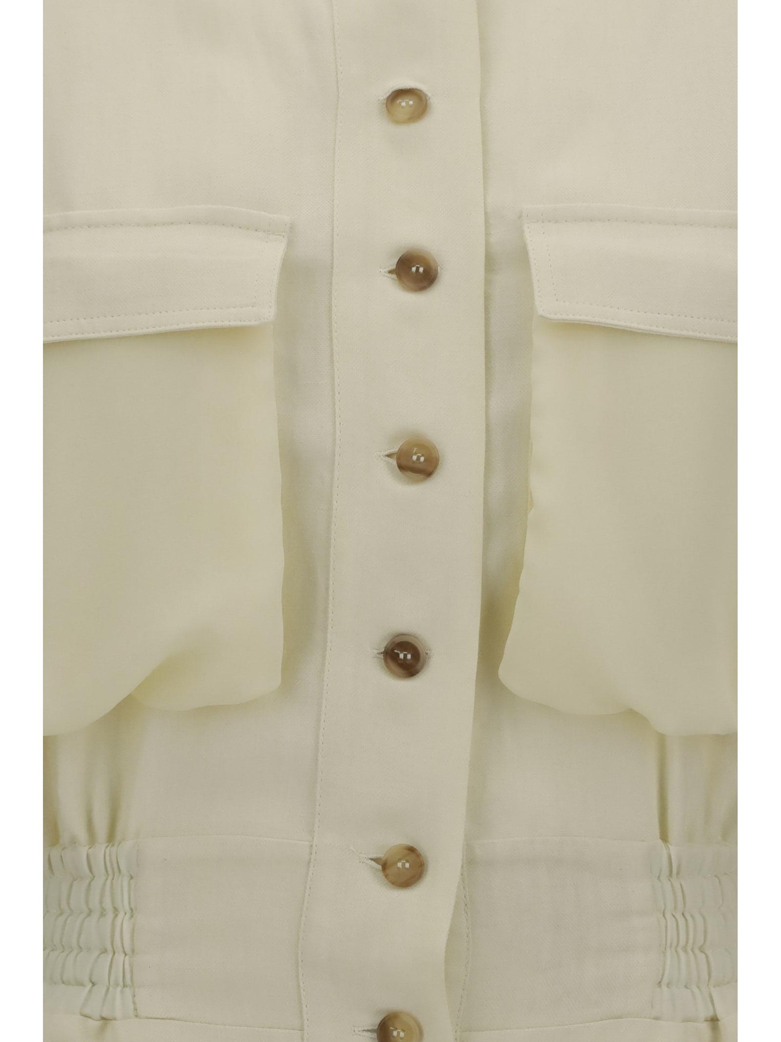 pinko linen chemisier dress