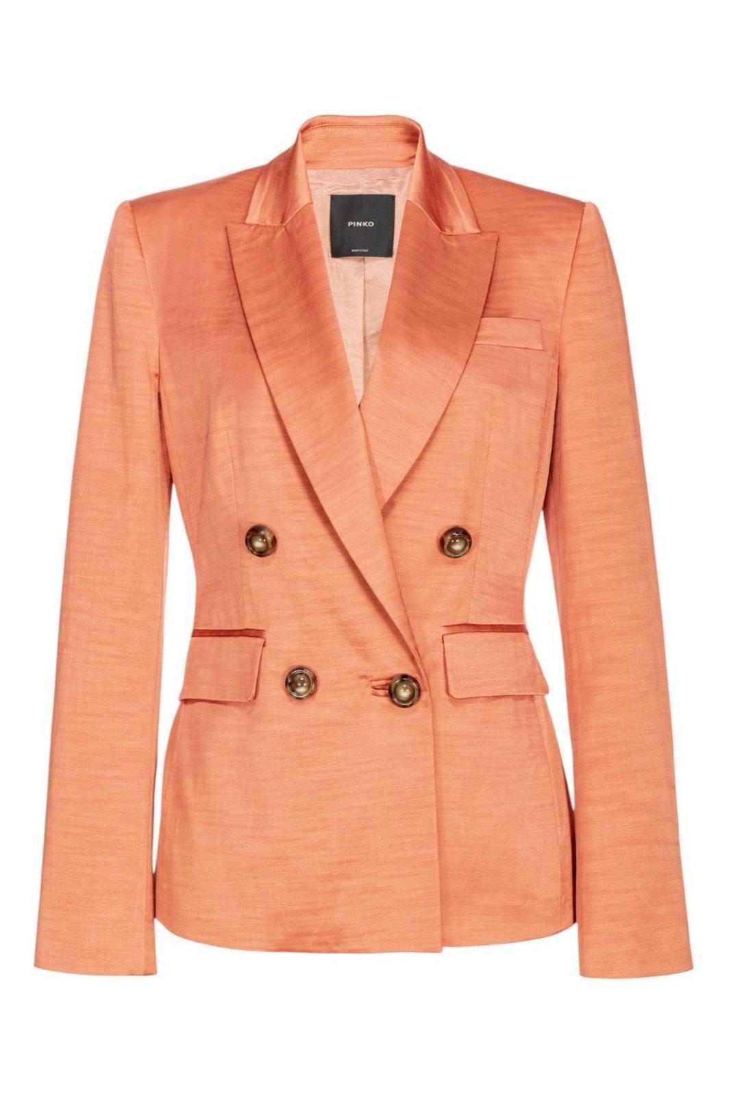 pinko long-sleeved double breasted jacket