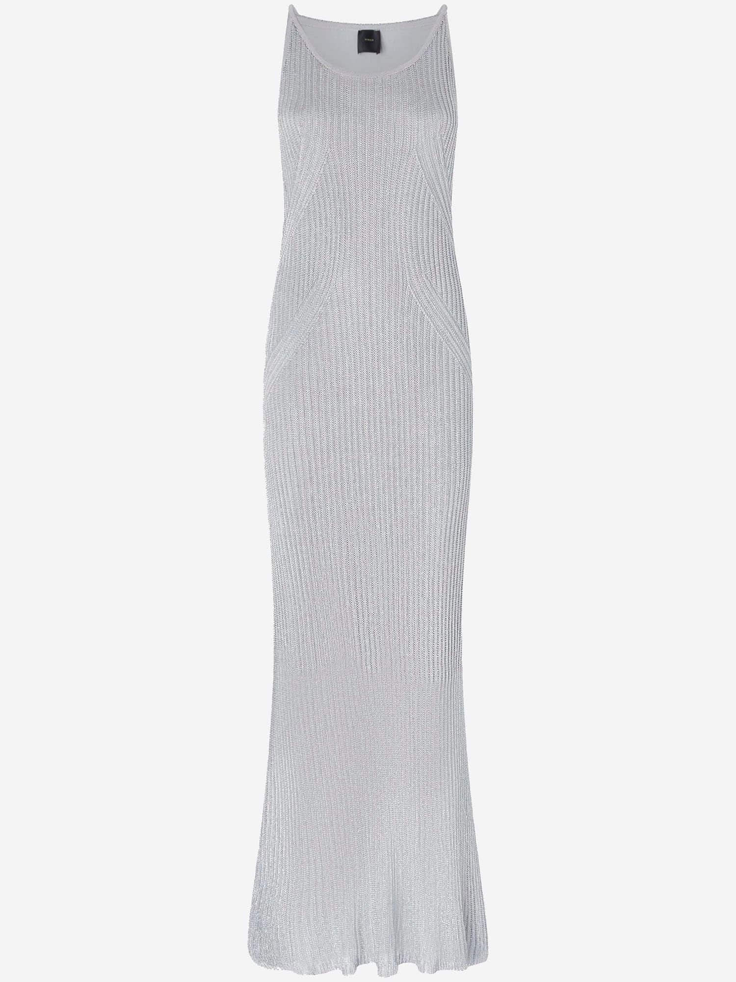 pinko long viscose dress