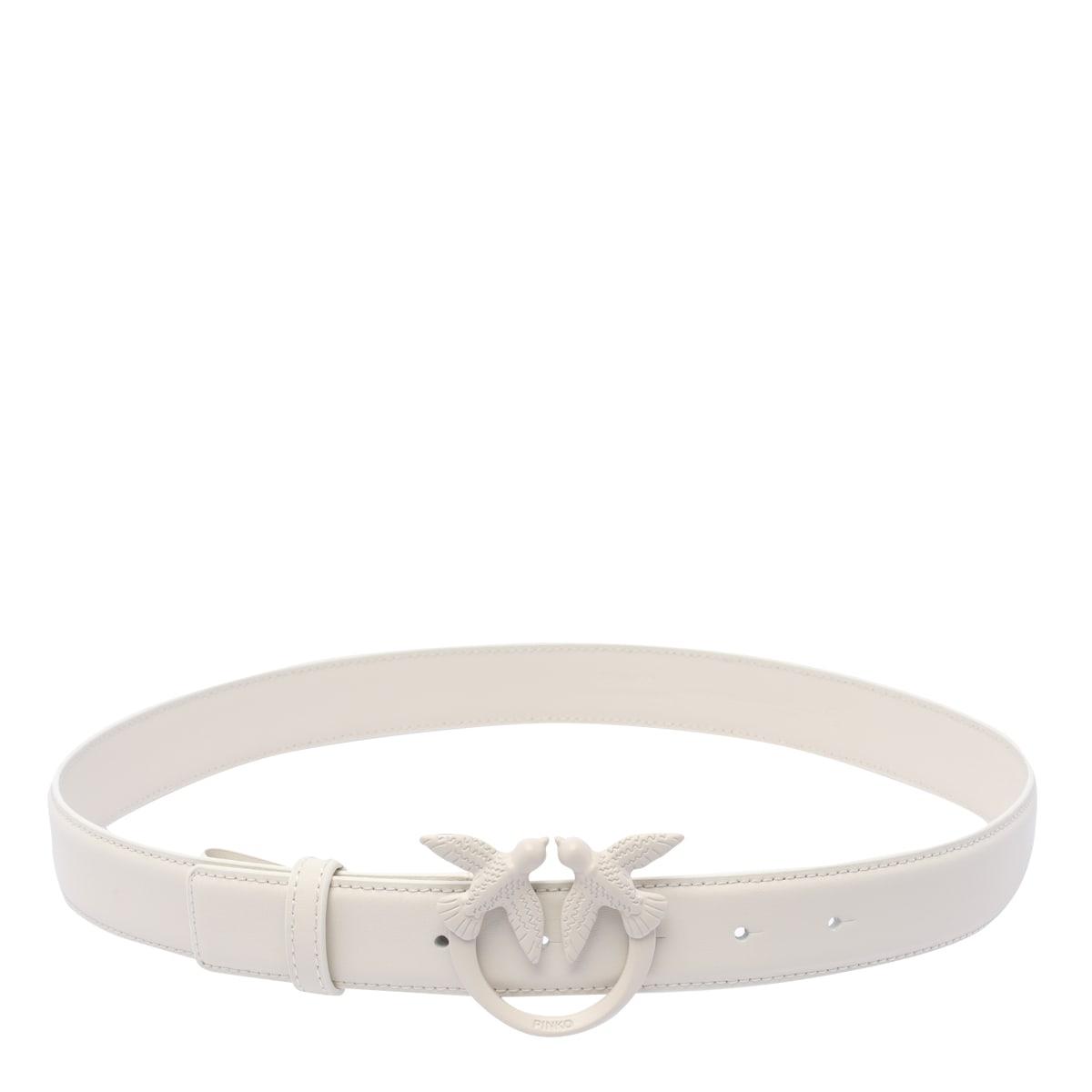 pinko love birds buckle belt