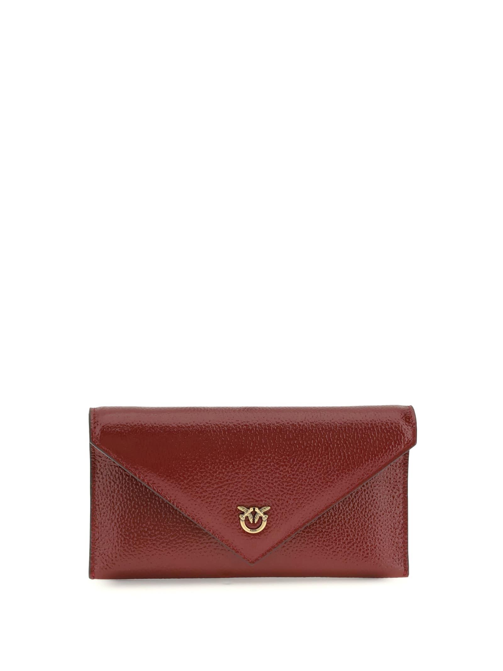 pinko love birds clutch bag