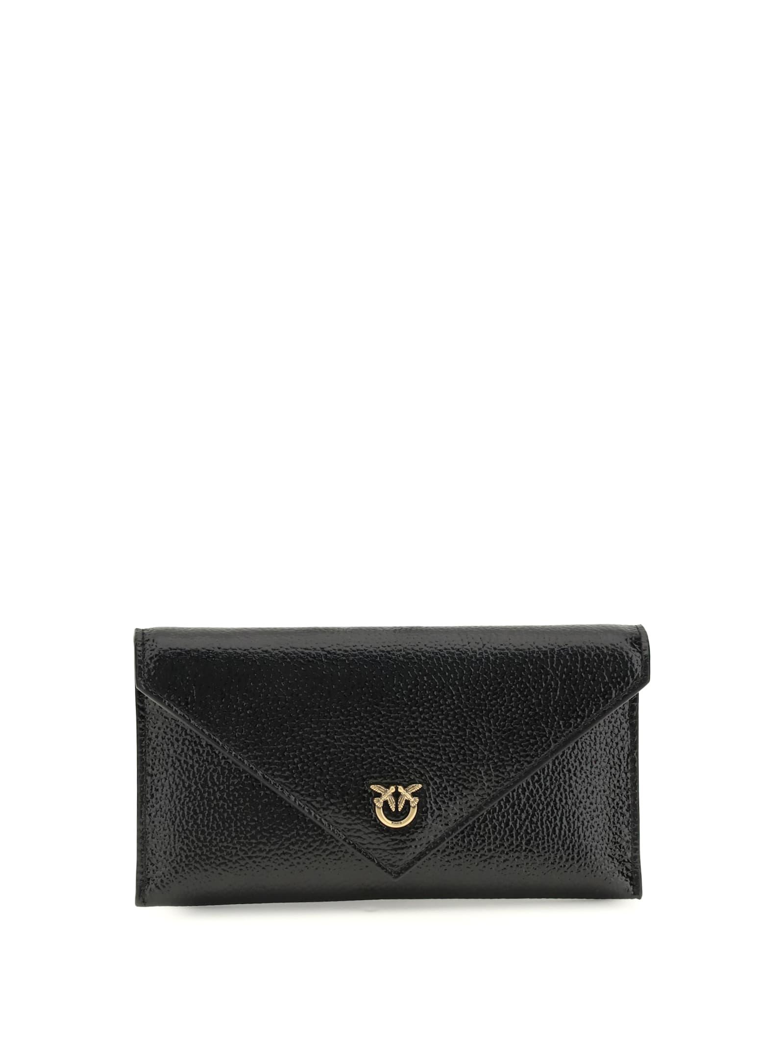 pinko love birds clutch bag
