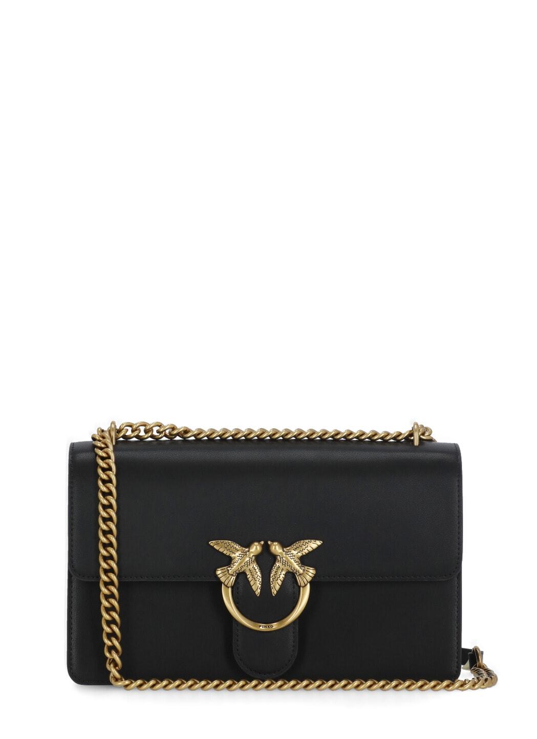 pinko love one classic bag