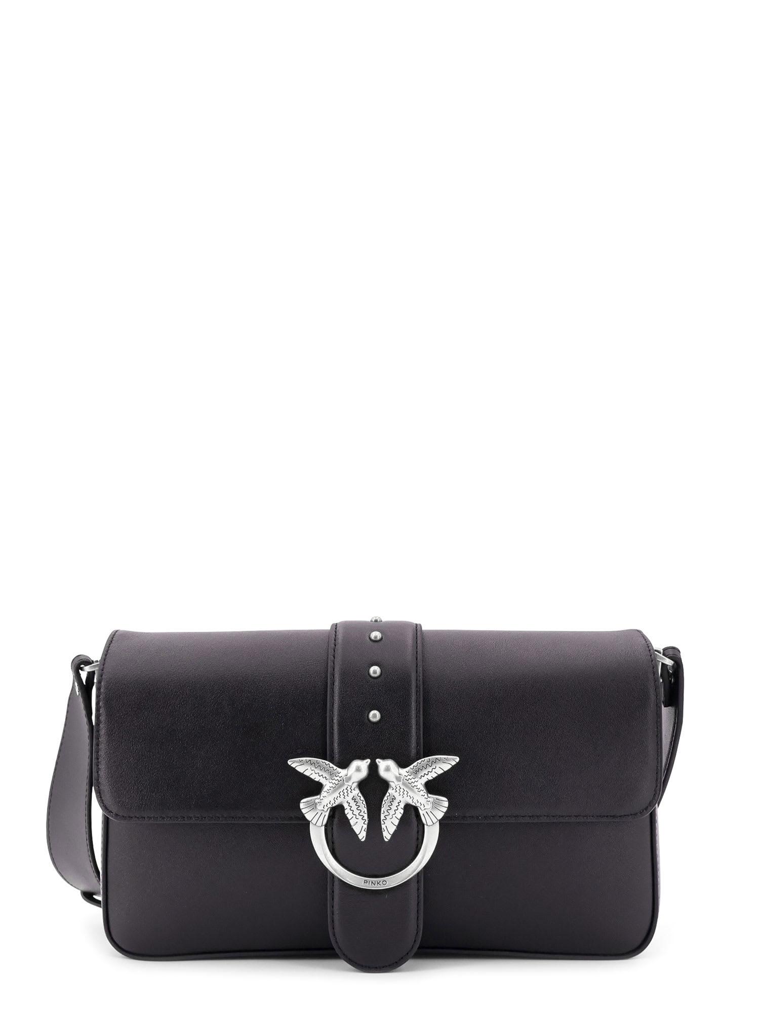 pinko love one classic crossbody bag