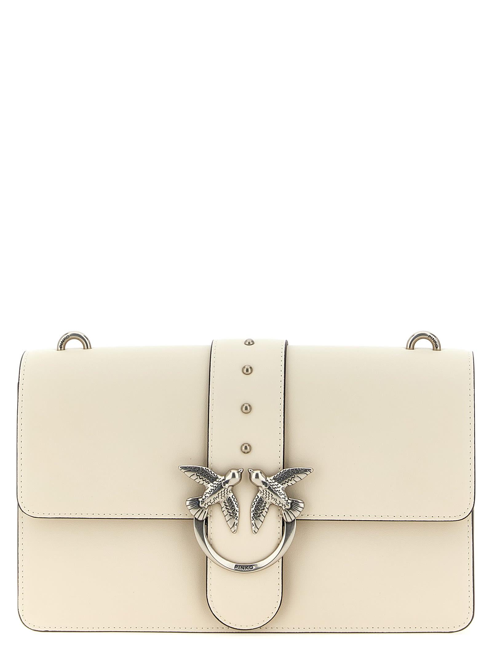 pinko love one classic crossbody bag