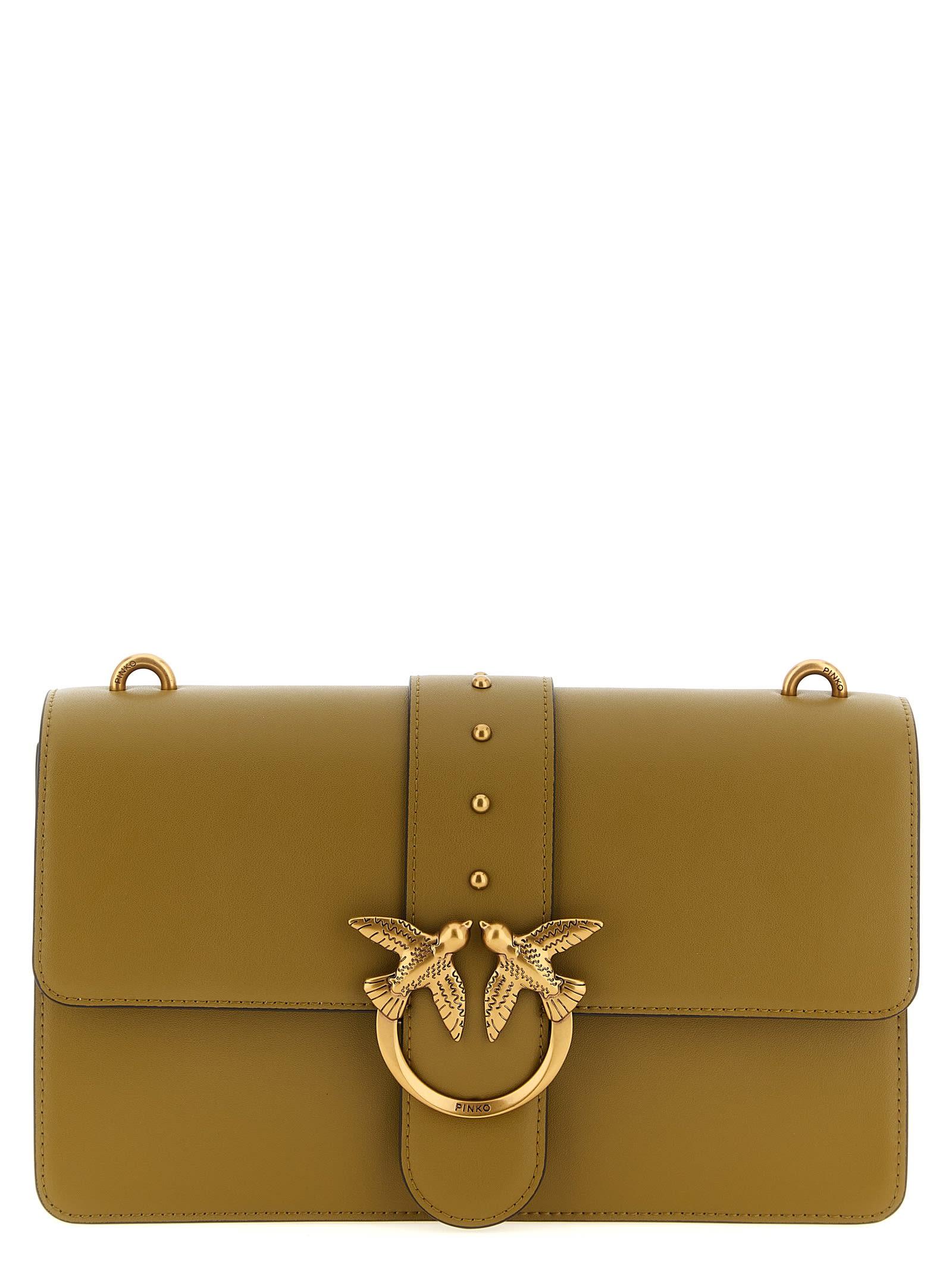 pinko love one classic crossbody bag