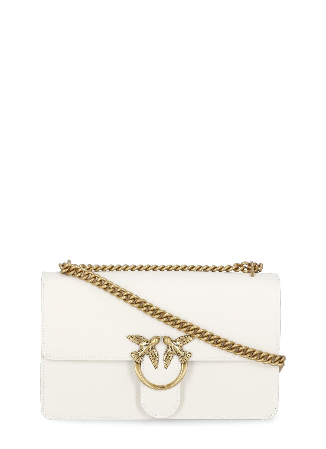 pinko love one classic shoulder bag