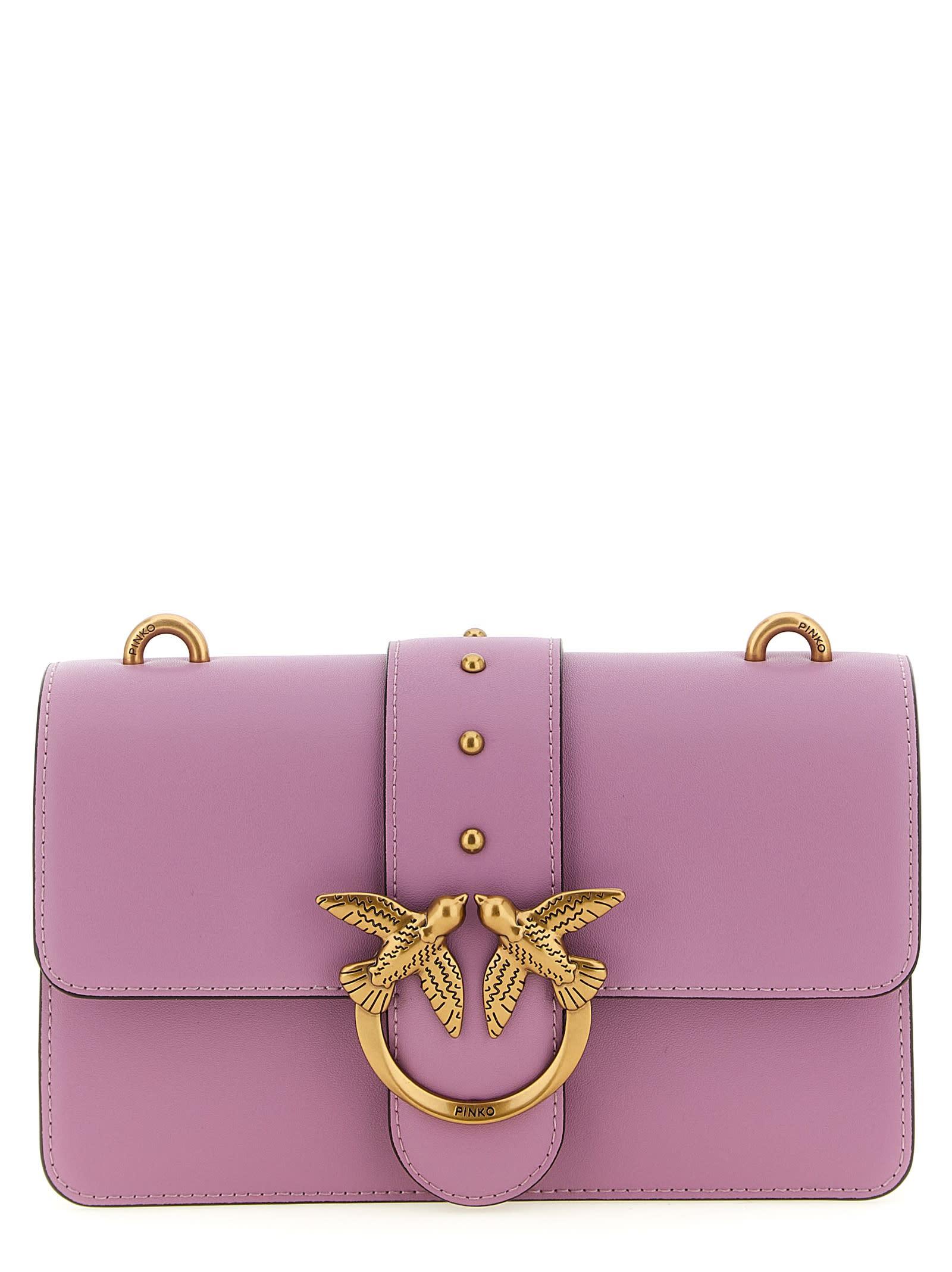 pinko love one mini crossbody bag