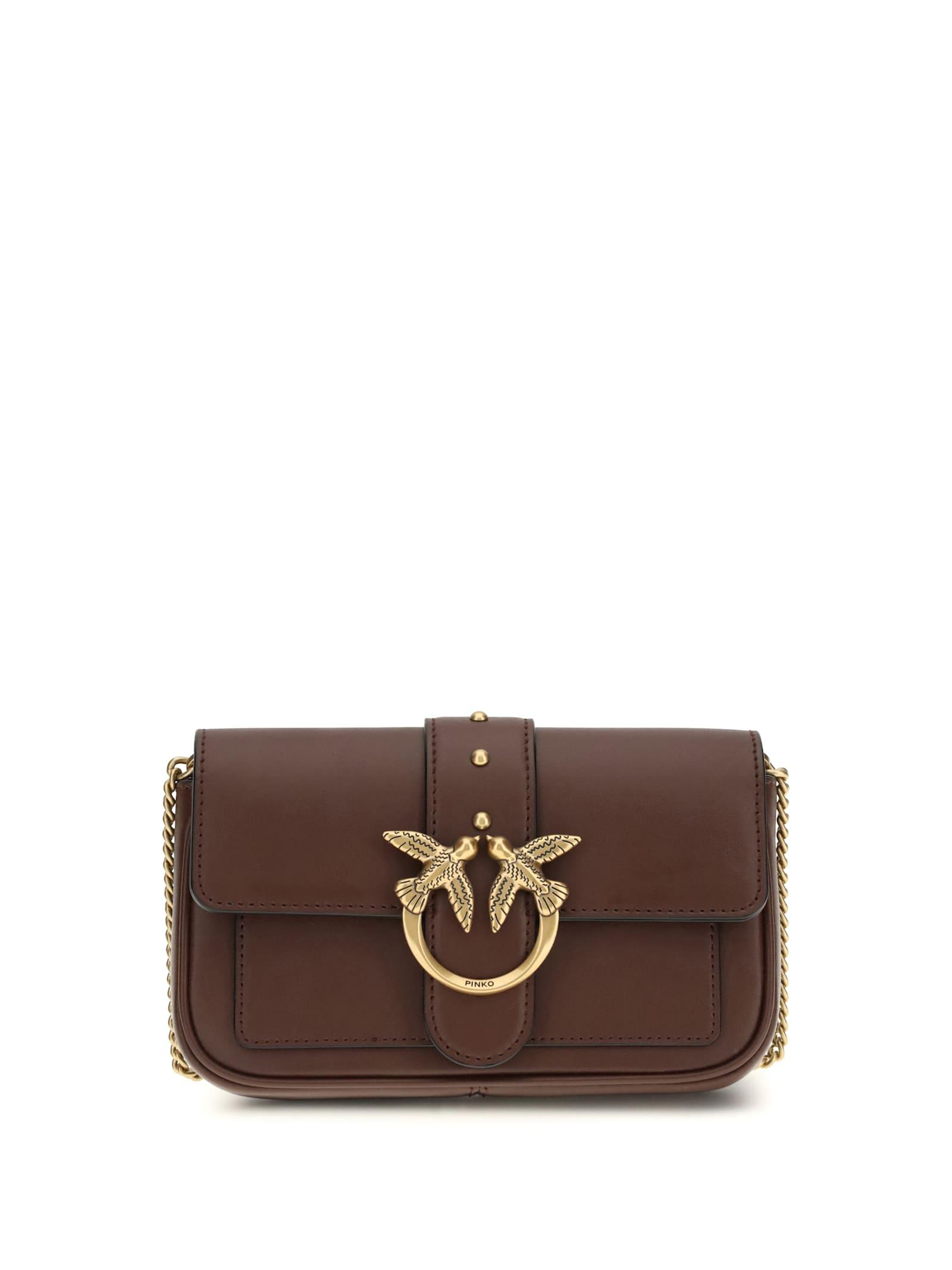 pinko love one shoulder bag