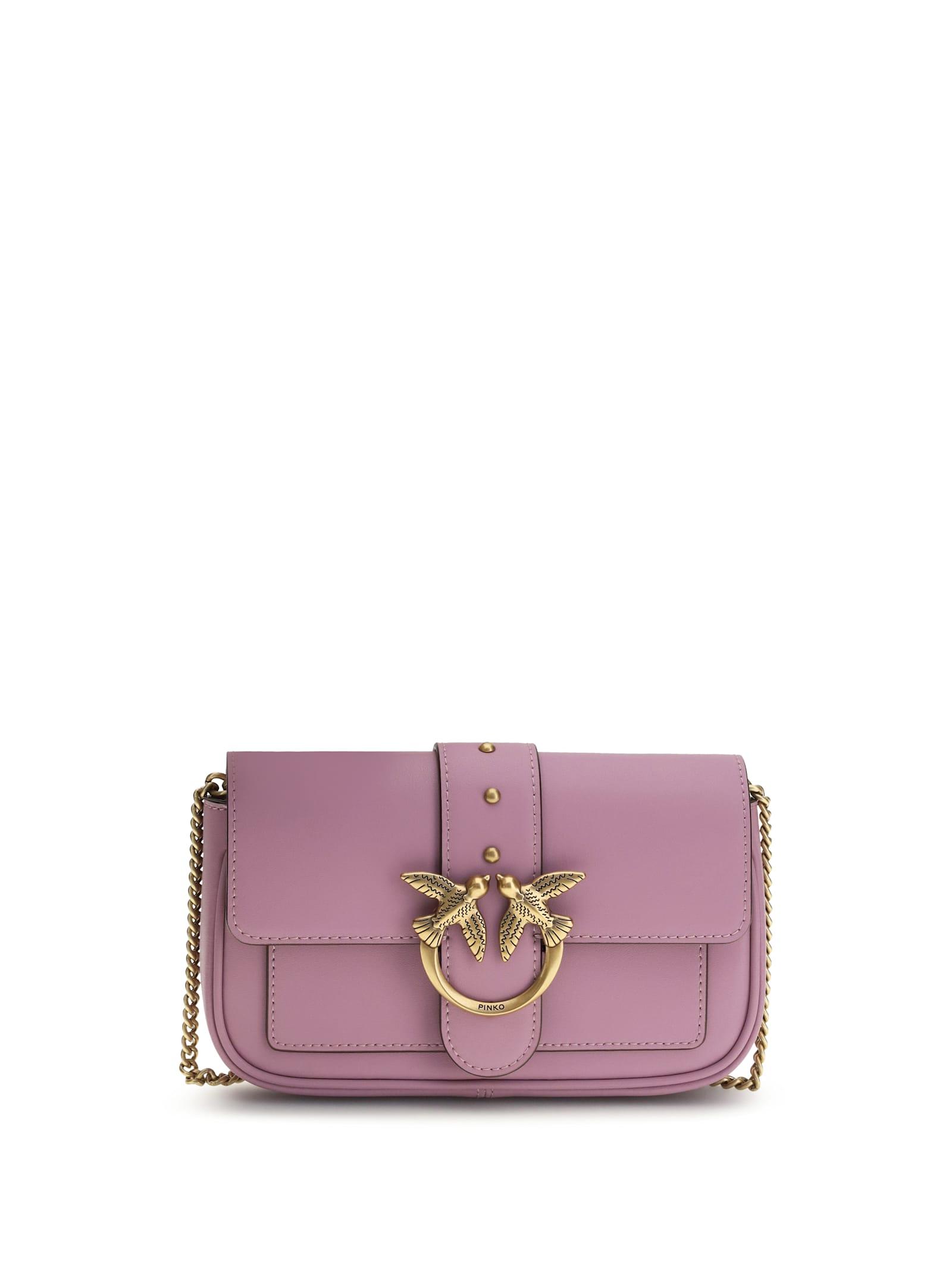 pinko love one shoulder bag