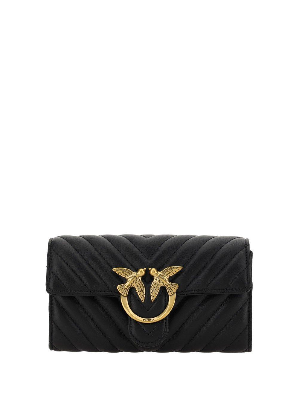 pinko love one shoulder wallet