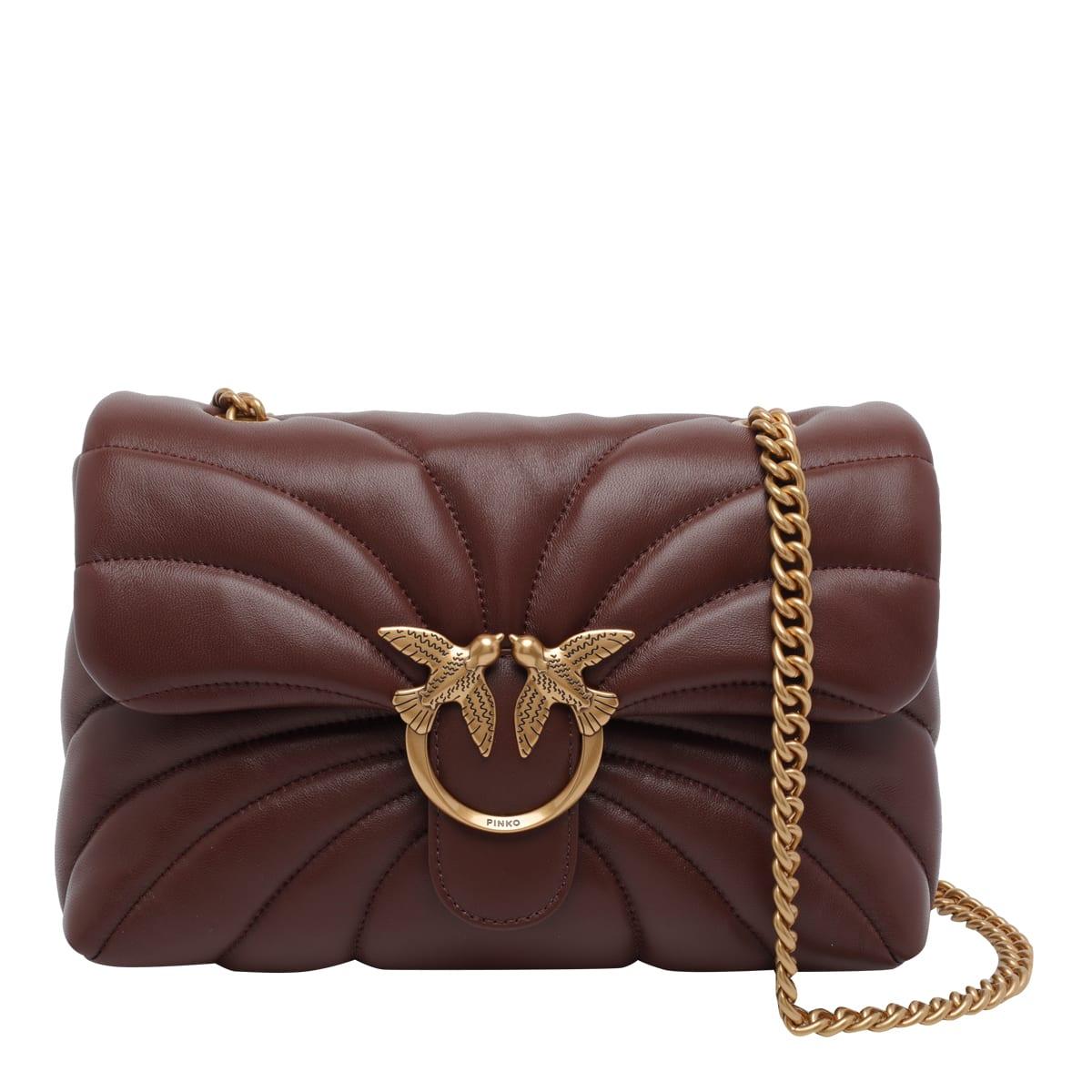 pinko love puff classic crossbody bag