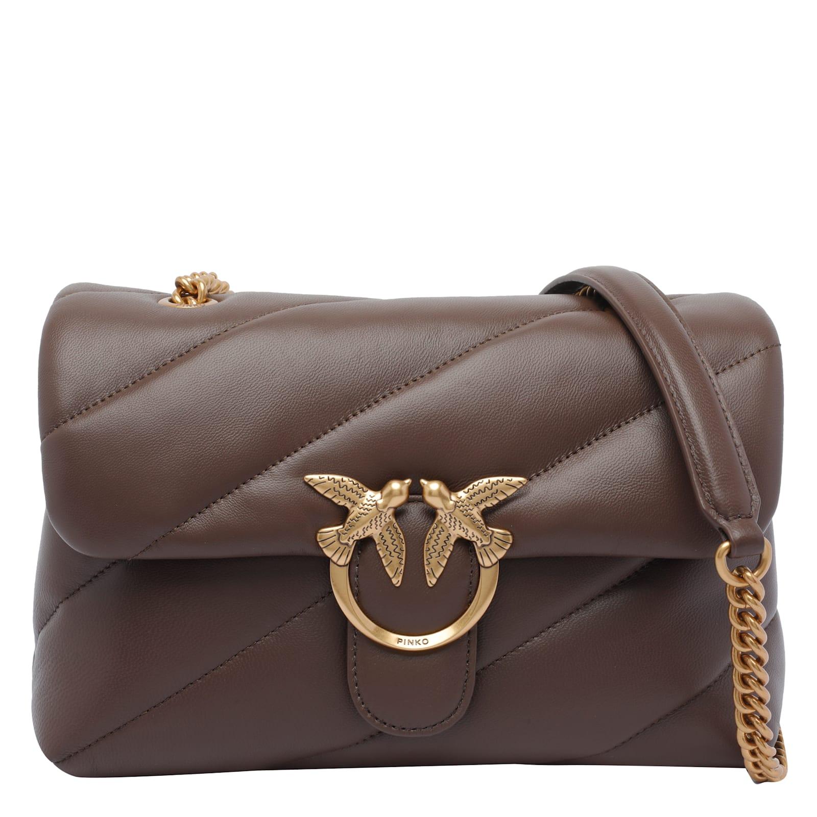 pinko love puff classic crossbody bag