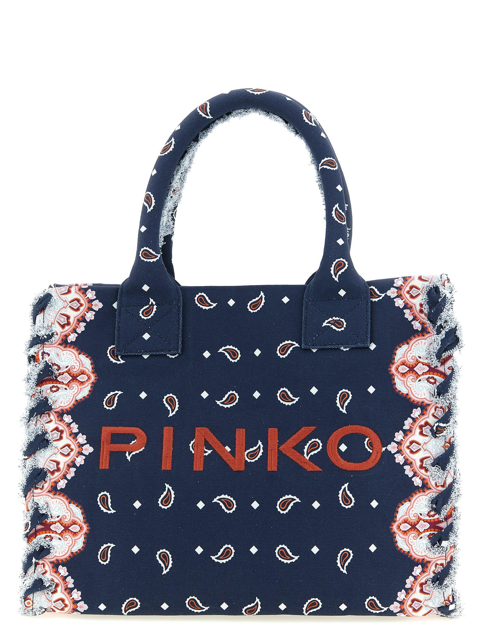 pinko medium beach shopping bag