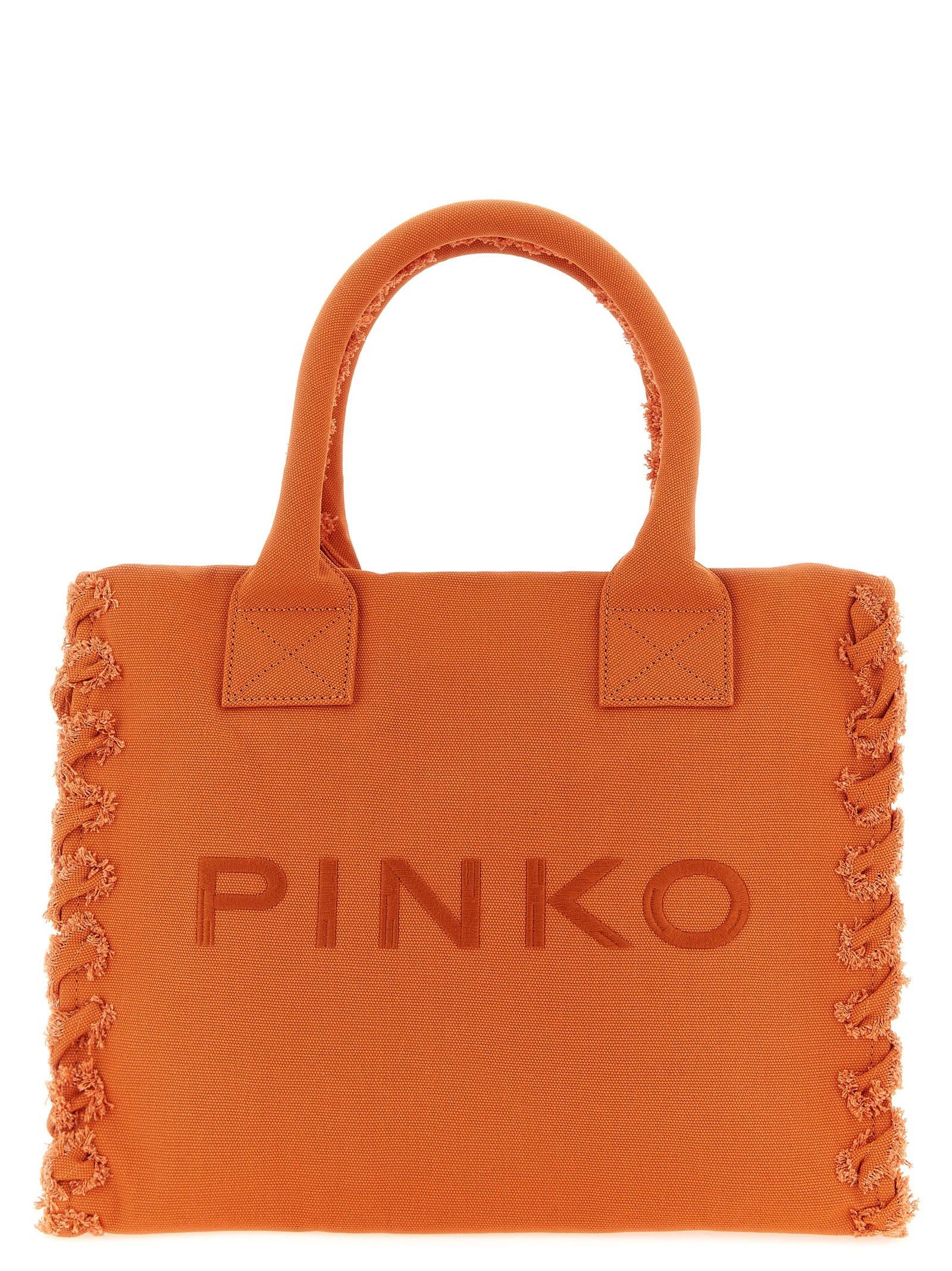 pinko medium beach shopping bag