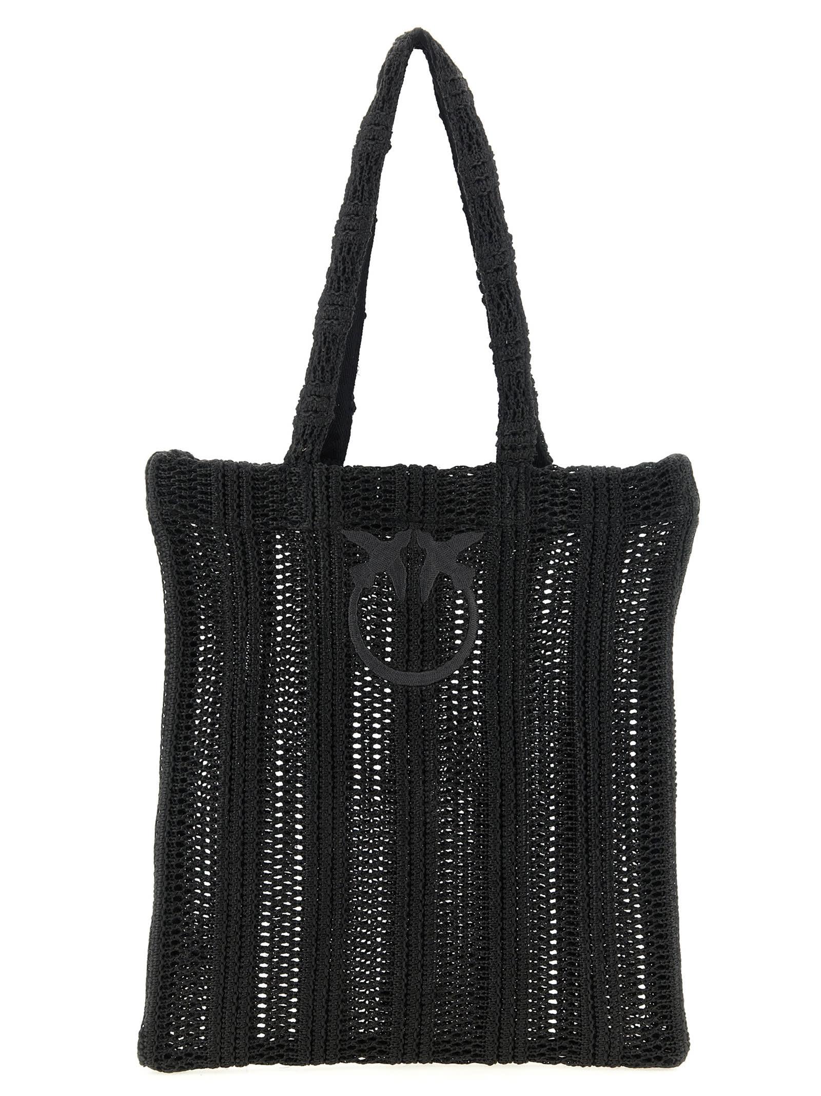pinko medium easy tote shopping bag