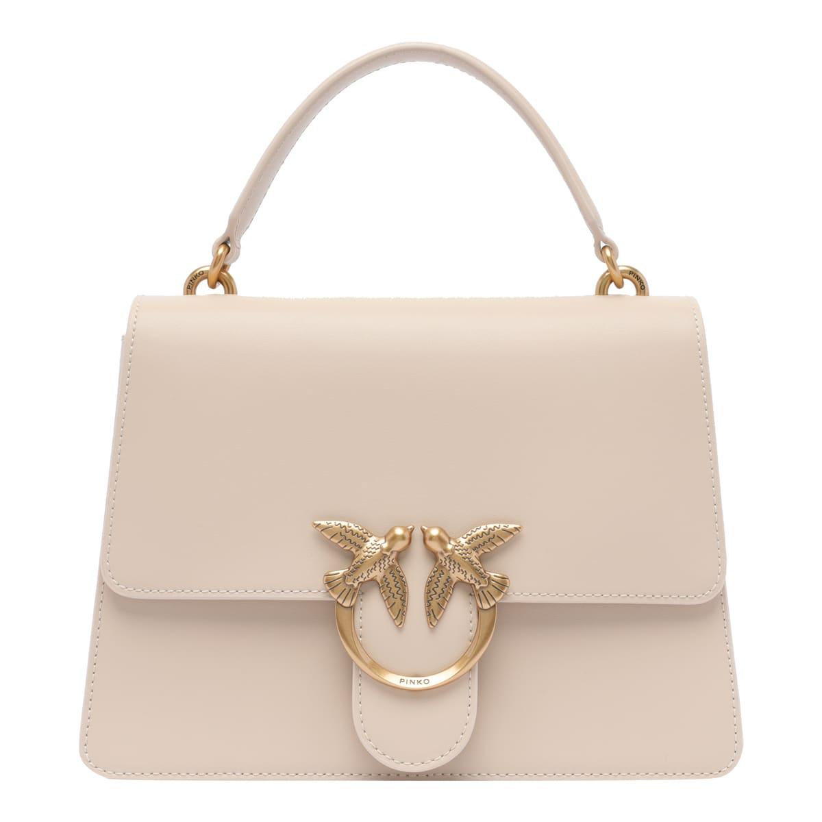 pinko medium love bag top hand