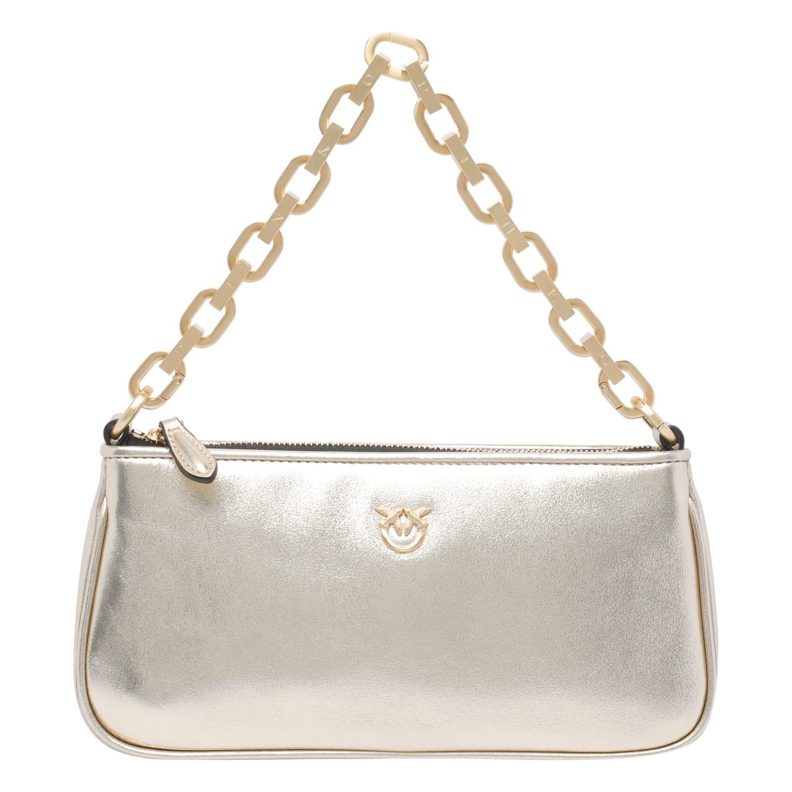 pinko mini half moon baguette bag