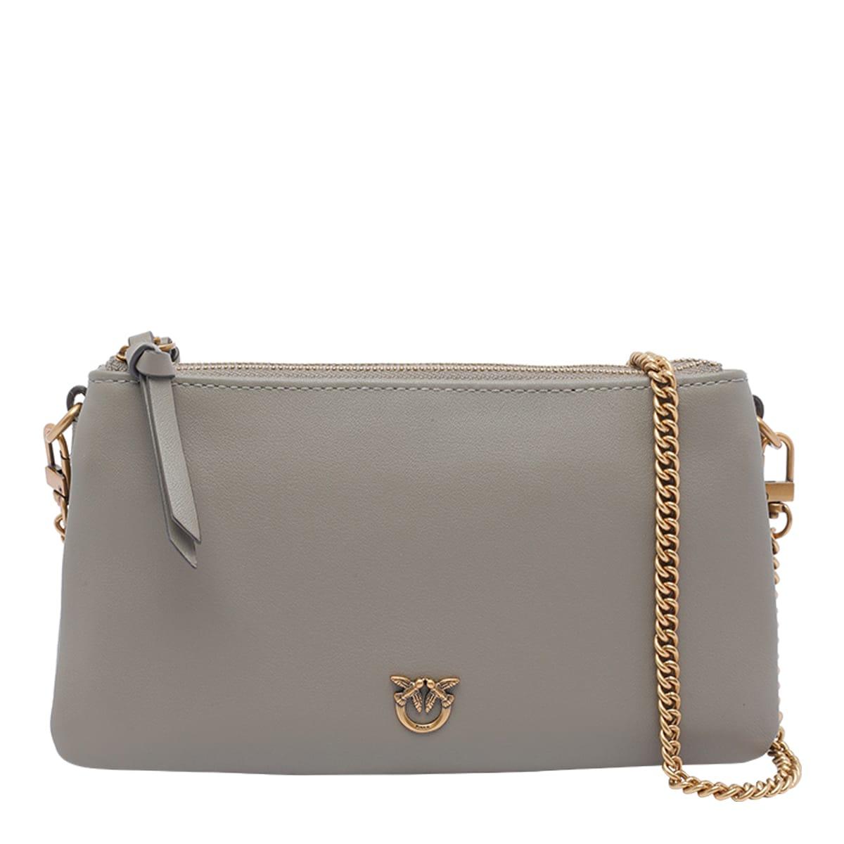 pinko mini love birds double shoulder bag