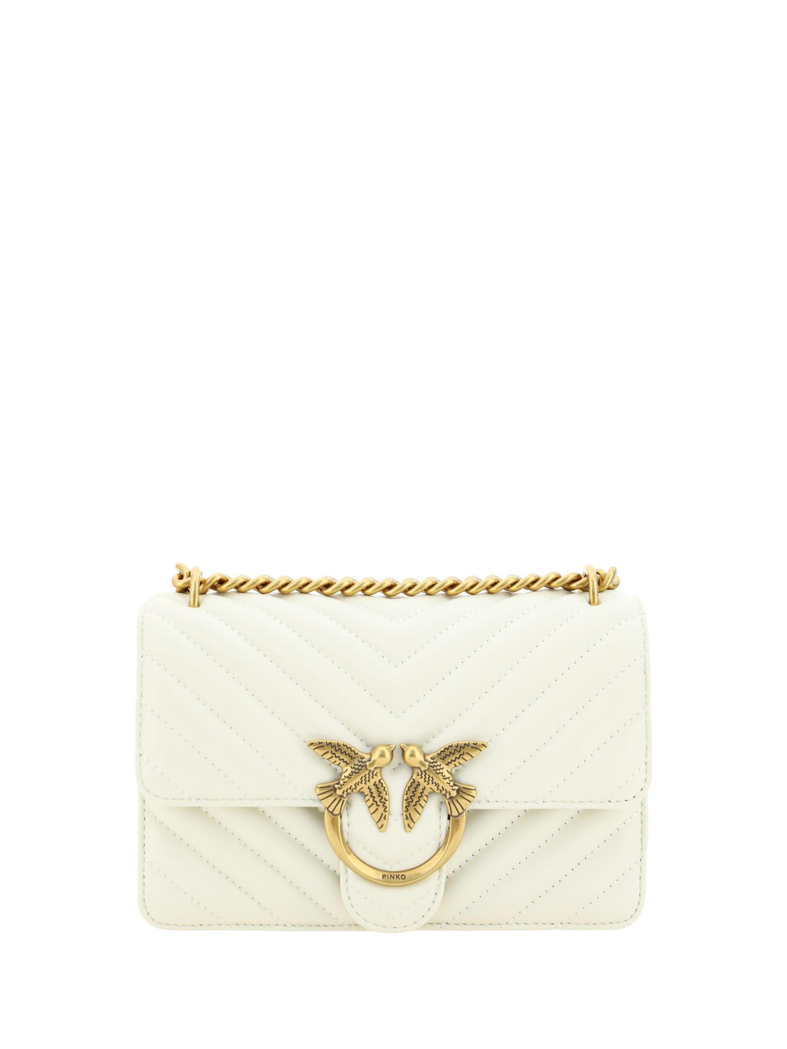 pinko mini love shoulder bag