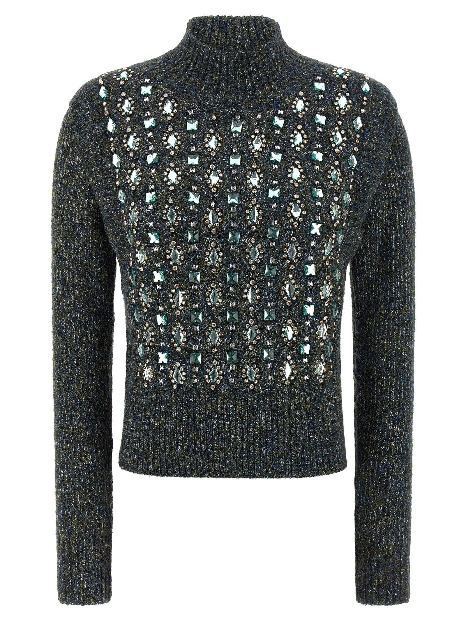 pinko mirror image turtleneck sweater