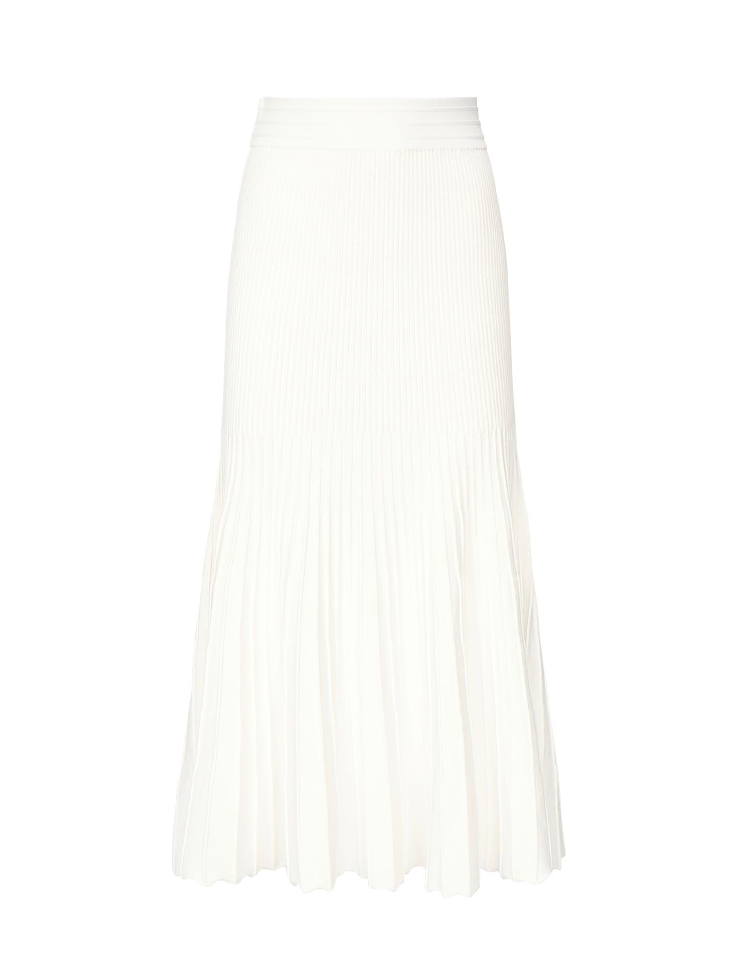 pinko pleated midi skirt