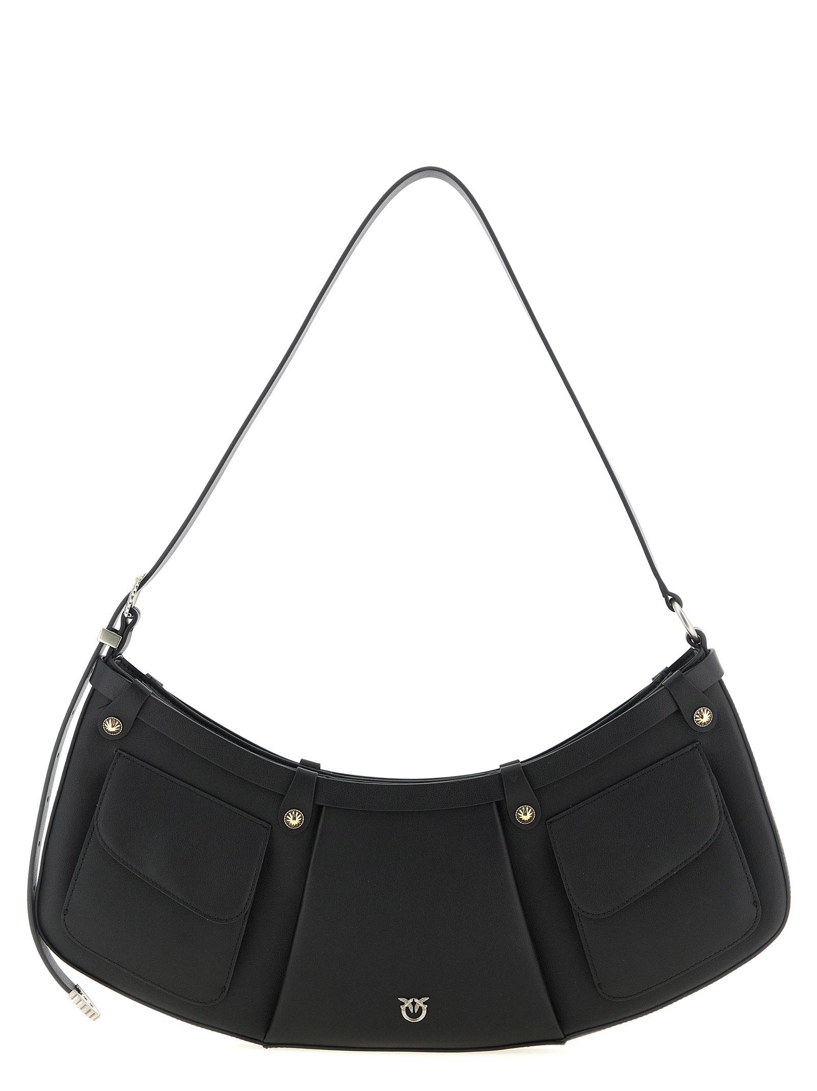 pinko pocket body large shoulder bag