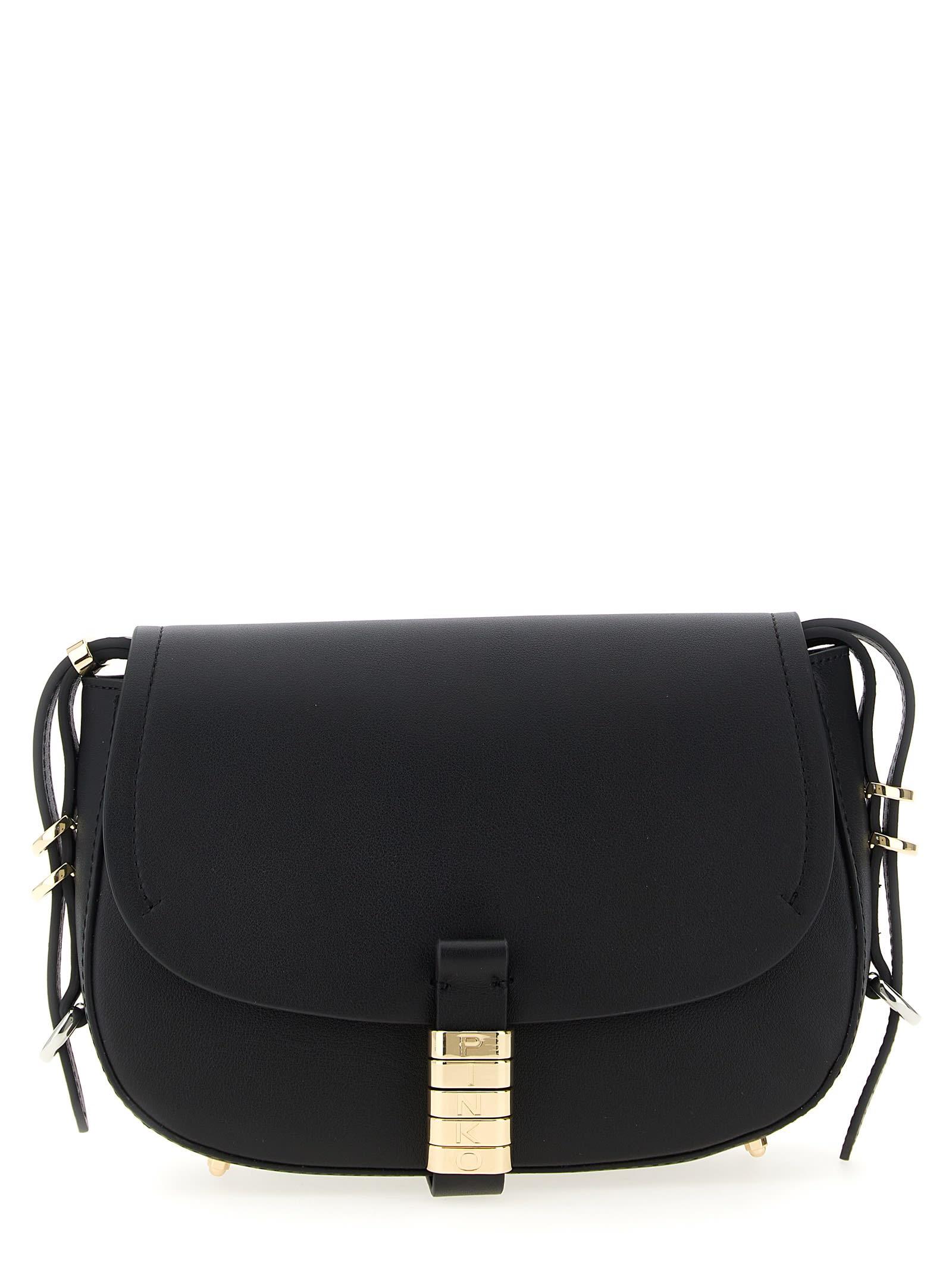 pinko saddle mini crossbody bag