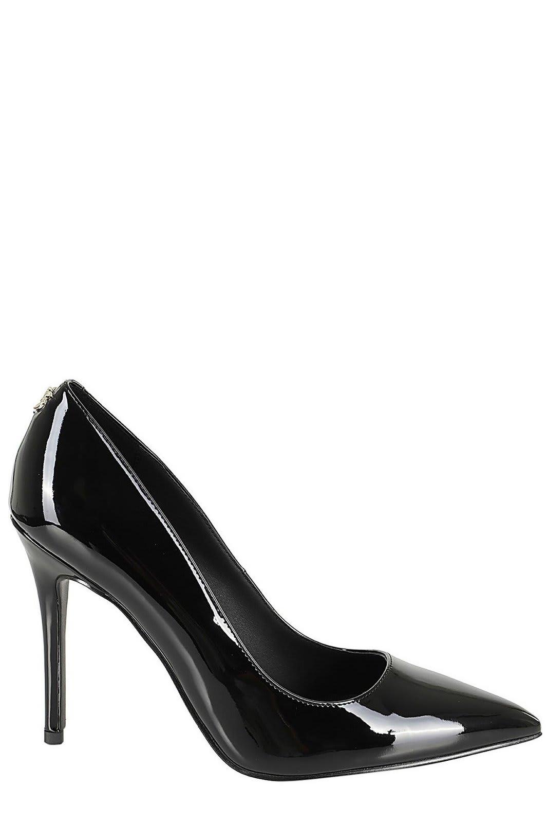 pinko shiny heeled pumps