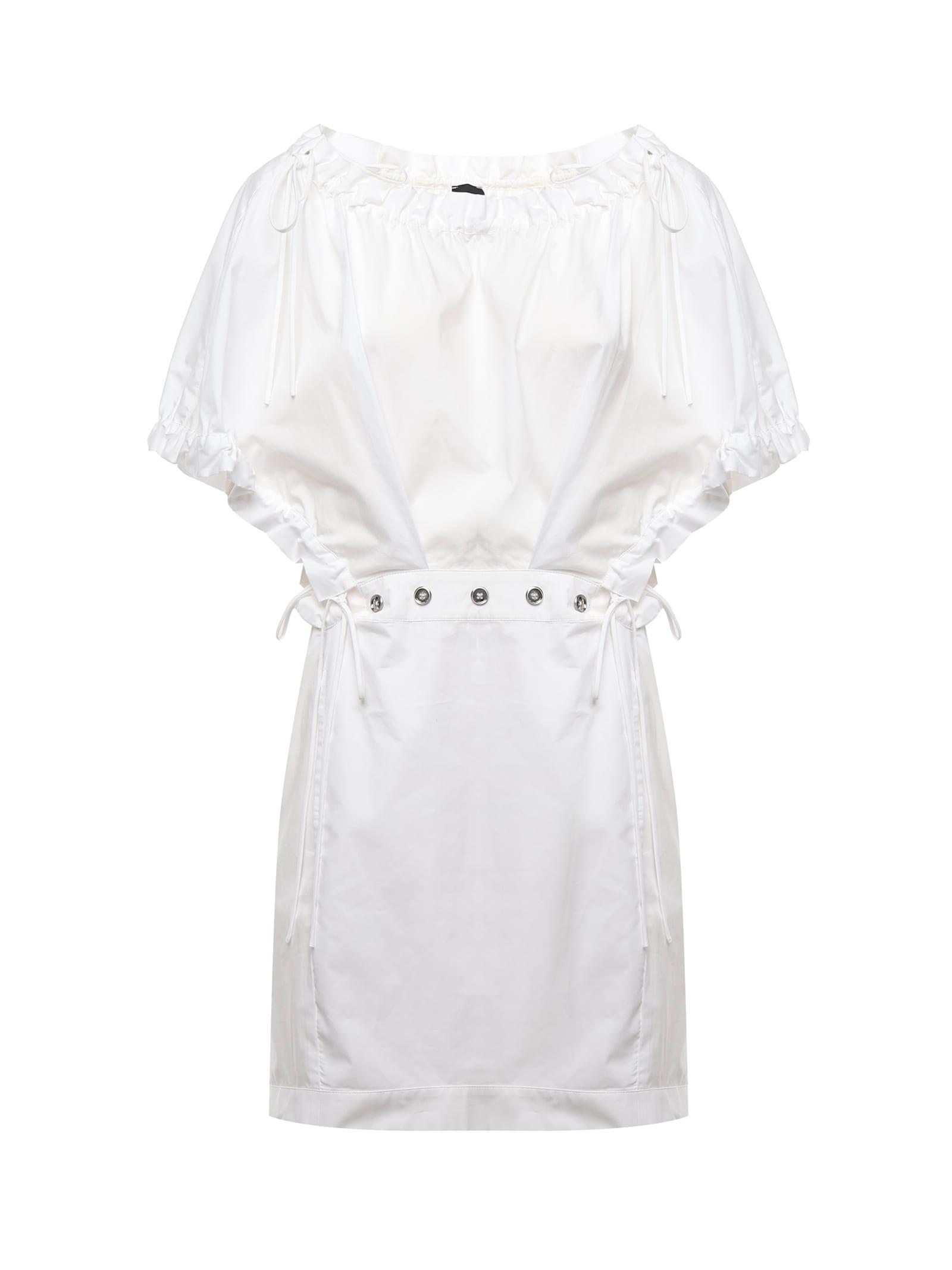 pinko short poplin tunic dress