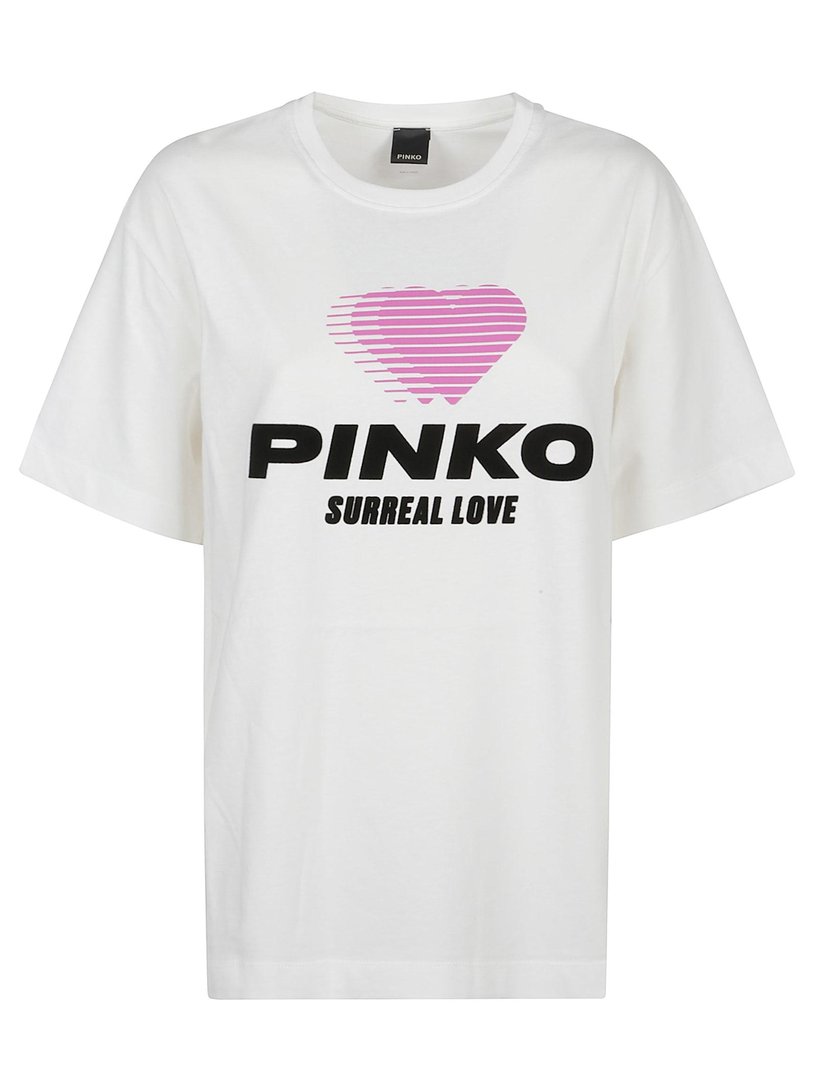 pinko short sleeve t-shirt with logo