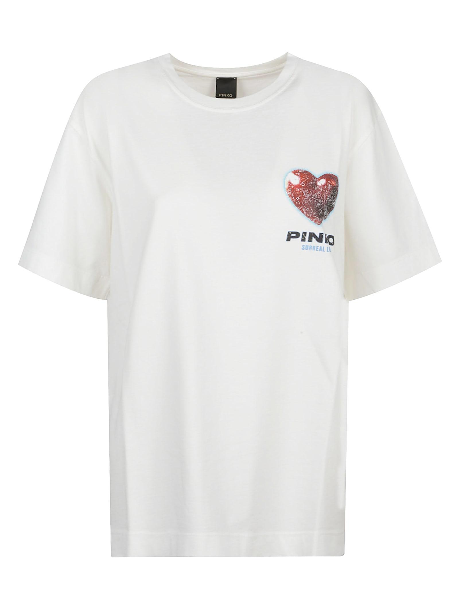 pinko short sleeve t-shirt with logo